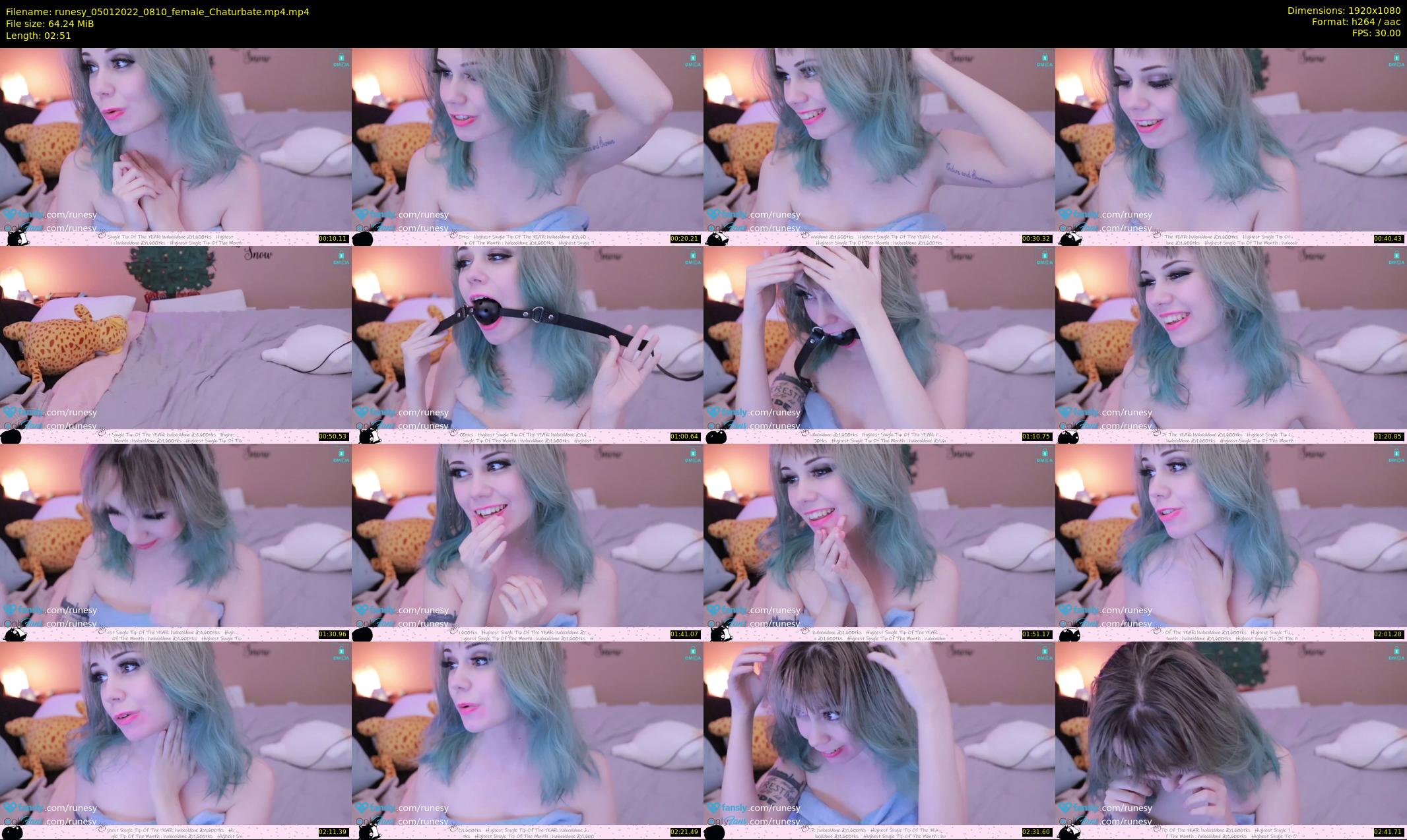 runesy — 3 minute Chaturbate female cam show recording, 1080p, Jan 5, 2022