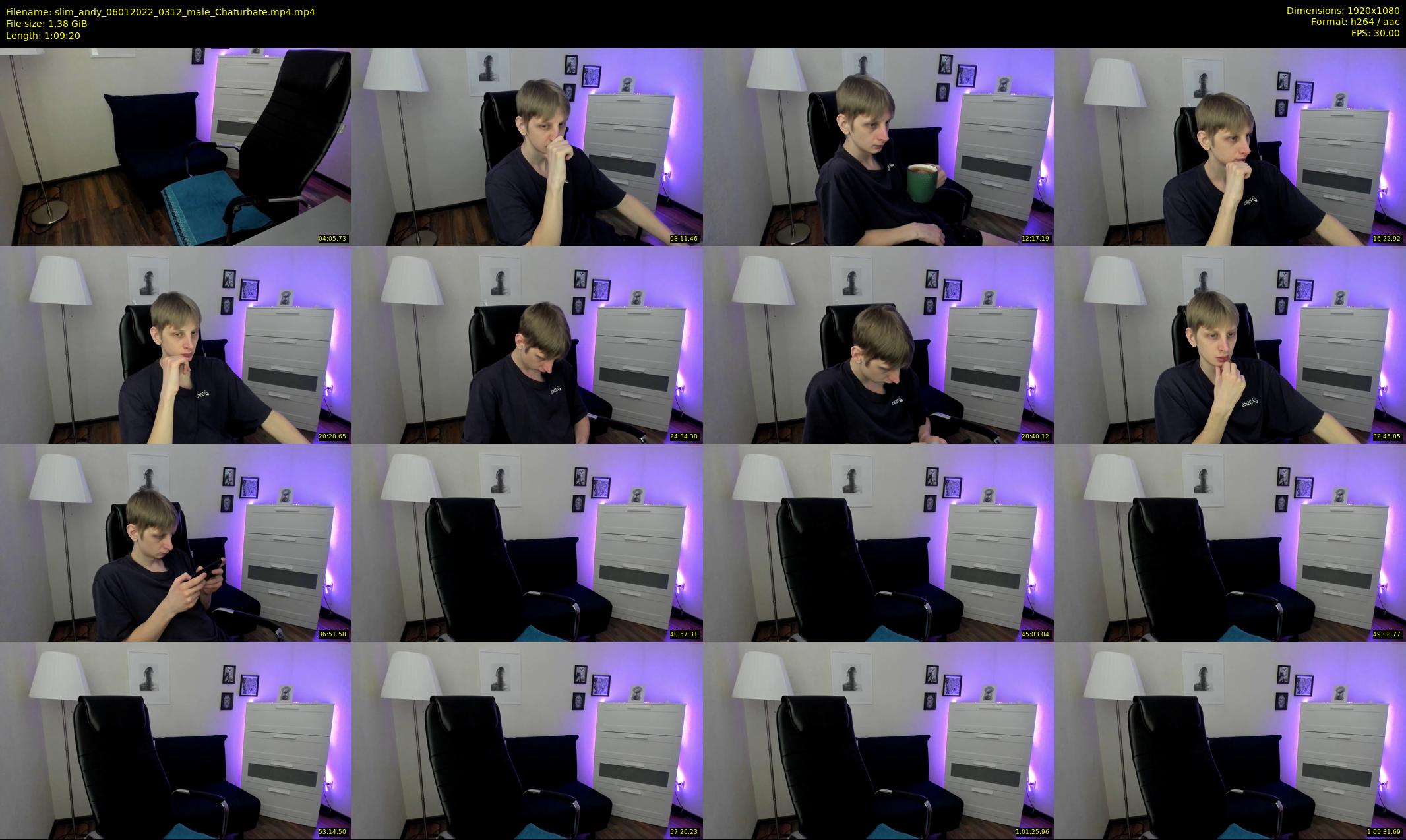 slim_andy — 70 minute Chaturbate male cam show recording, 1080p, Jan 6, 2022