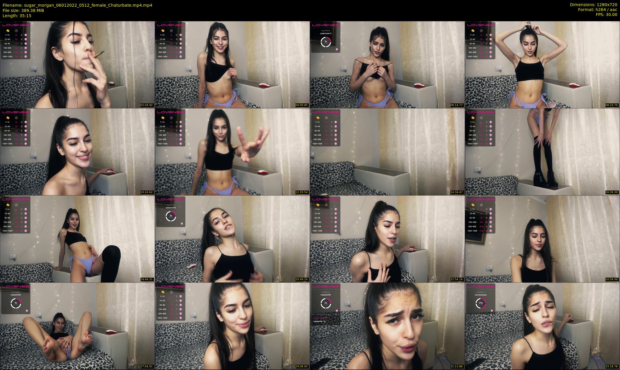 sugar_morgan — 36 minute Chaturbate female cam show recording, 720p, Jan 6, 2022