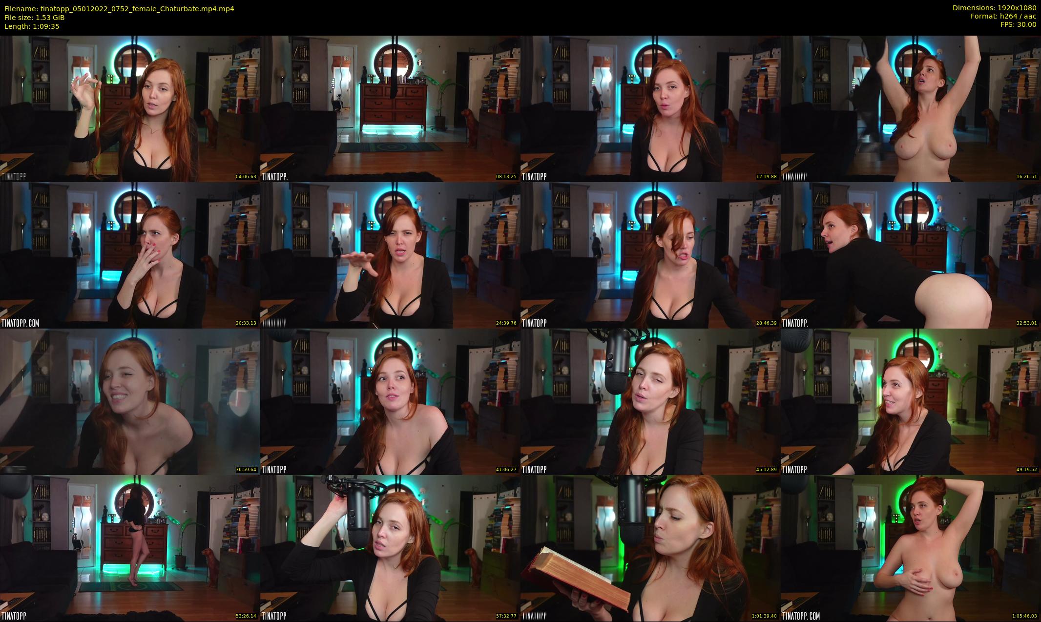 tinatopp — 70 minute Chaturbate female cam show recording, 1080p, Jan 5, 2022