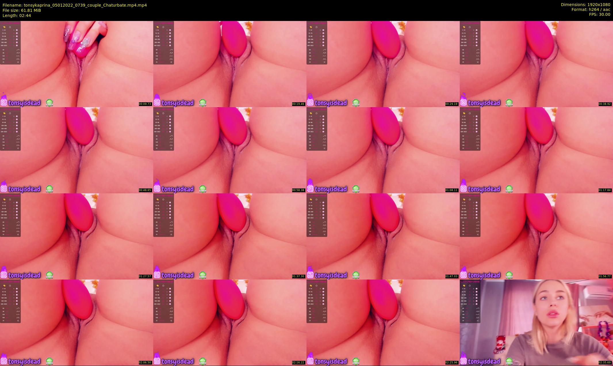 tonsykaprina — 3 minute Chaturbate couple cam show recording, 1080p, Jan 5, 2022