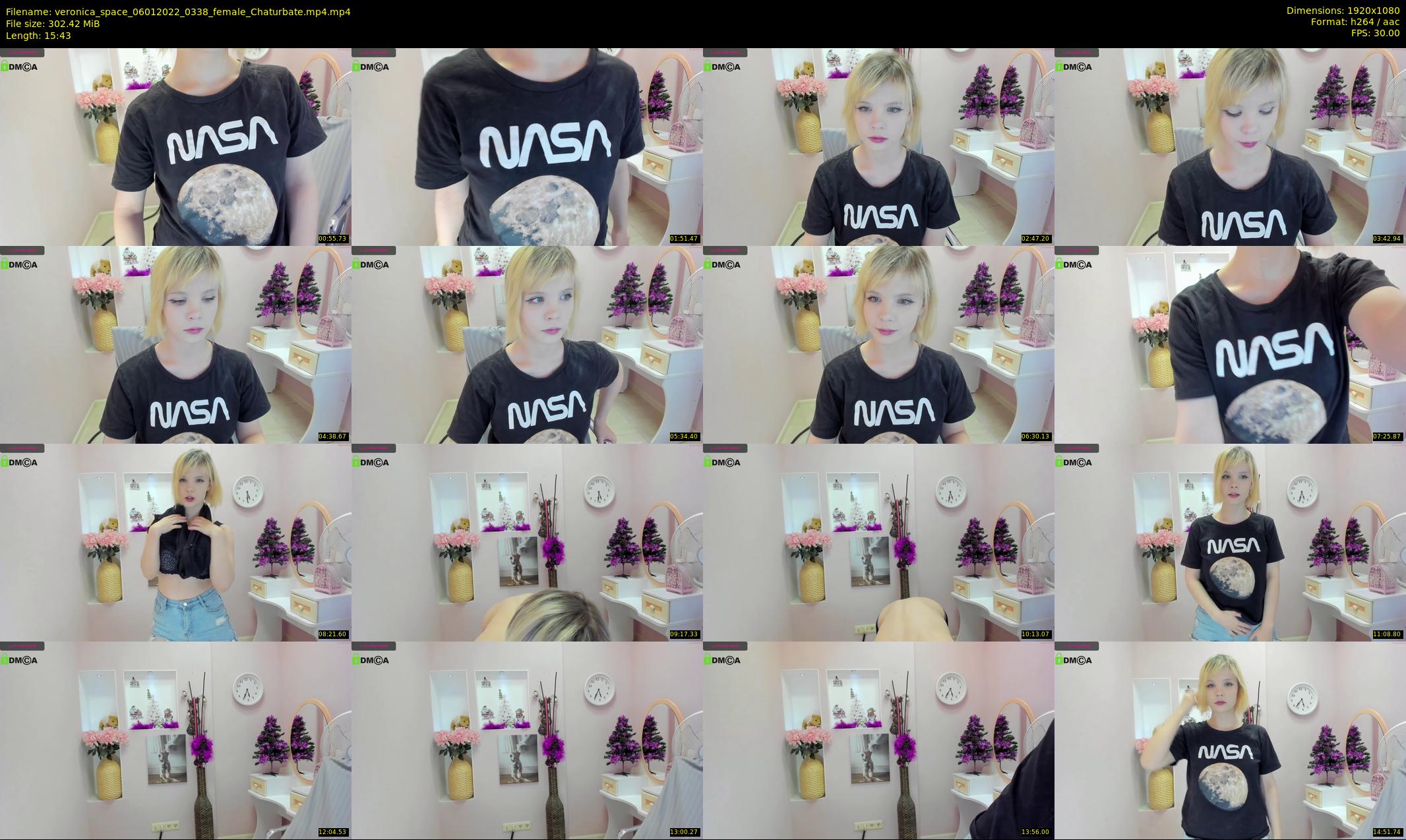 veronica_space — 16 minute Chaturbate female cam show recording, 1080p, Jan 6, 2022
