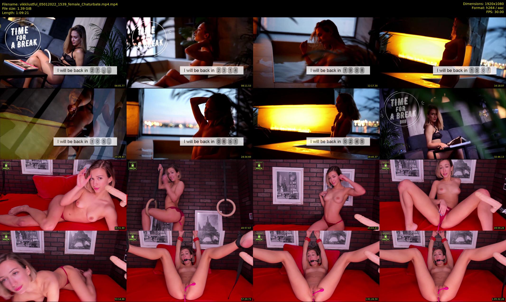 vikkilustful — 70 minute Chaturbate female cam show recording, 1080p, Jan 5, 2022