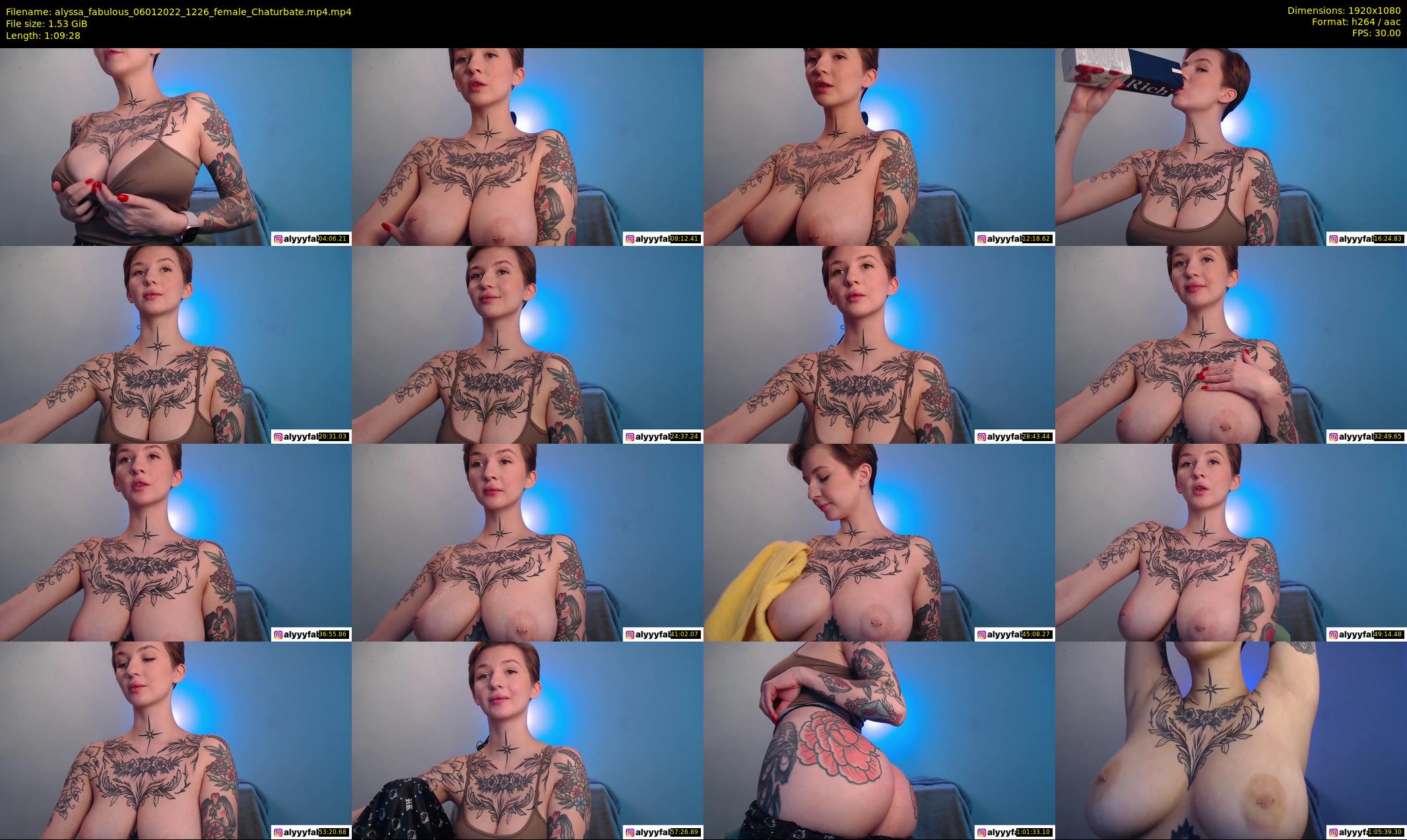 alyssa_fabulous — 70 minute Chaturbate female cam show recording, 1080p, Jan 6, 2022