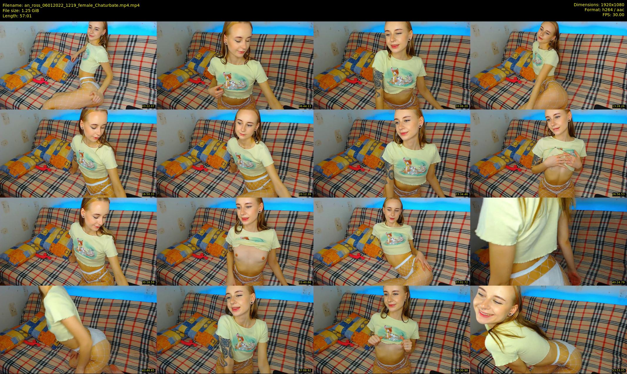 an_ross — 58 minute Chaturbate female cam show recording, 1080p, Jan 6, 2022