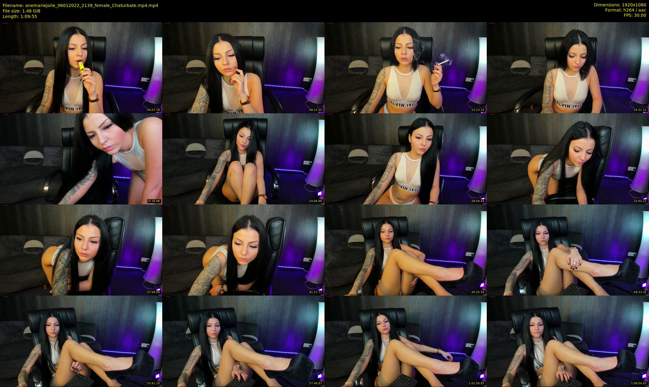 anemariejolie — 70 minute Chaturbate female cam show recording, 1080p, Jan 6, 2022
