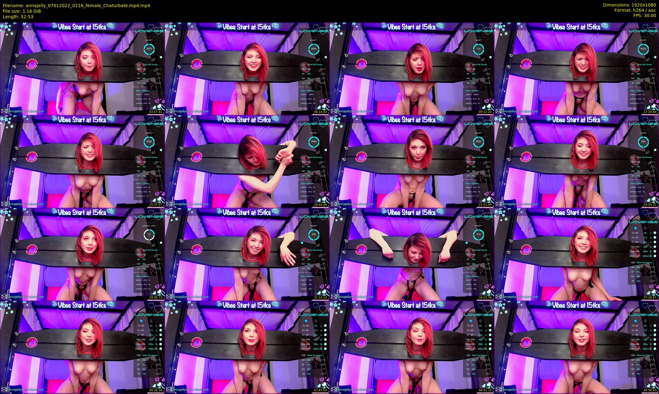 annajelly — 53 minute Chaturbate couple cam show recording, 1080p, Jan 7, 2022