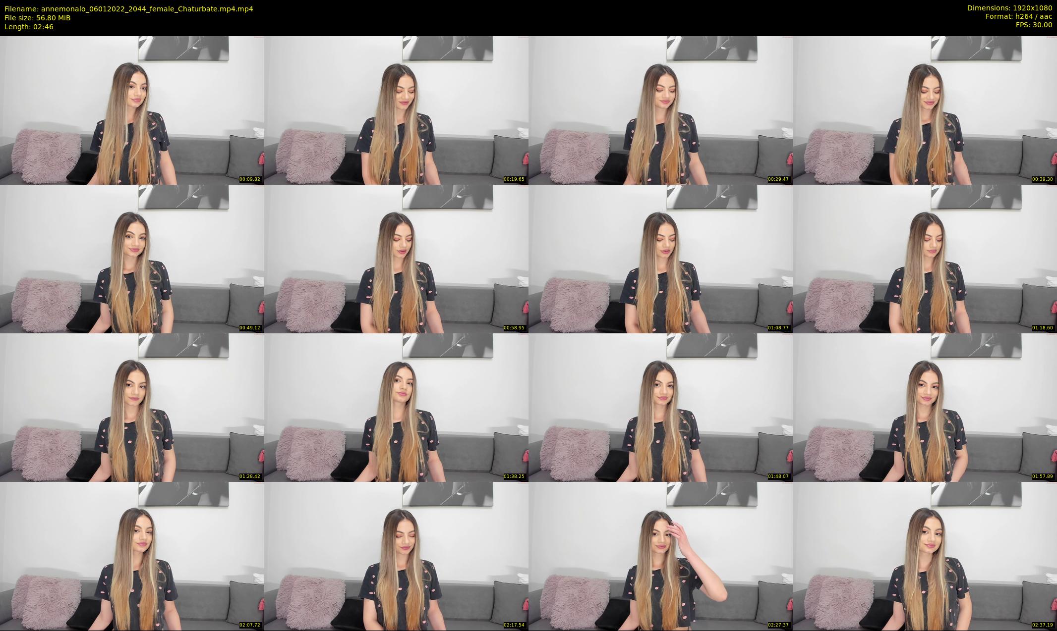 annemonalo — 3 minute Chaturbate female cam show recording, 1080p, Jan 6, 2022