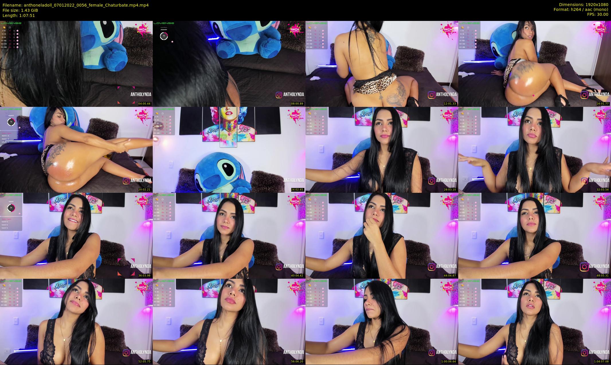 anthoneladoll — 68 minute Chaturbate female cam show recording, 1080p, Jan 7, 2022