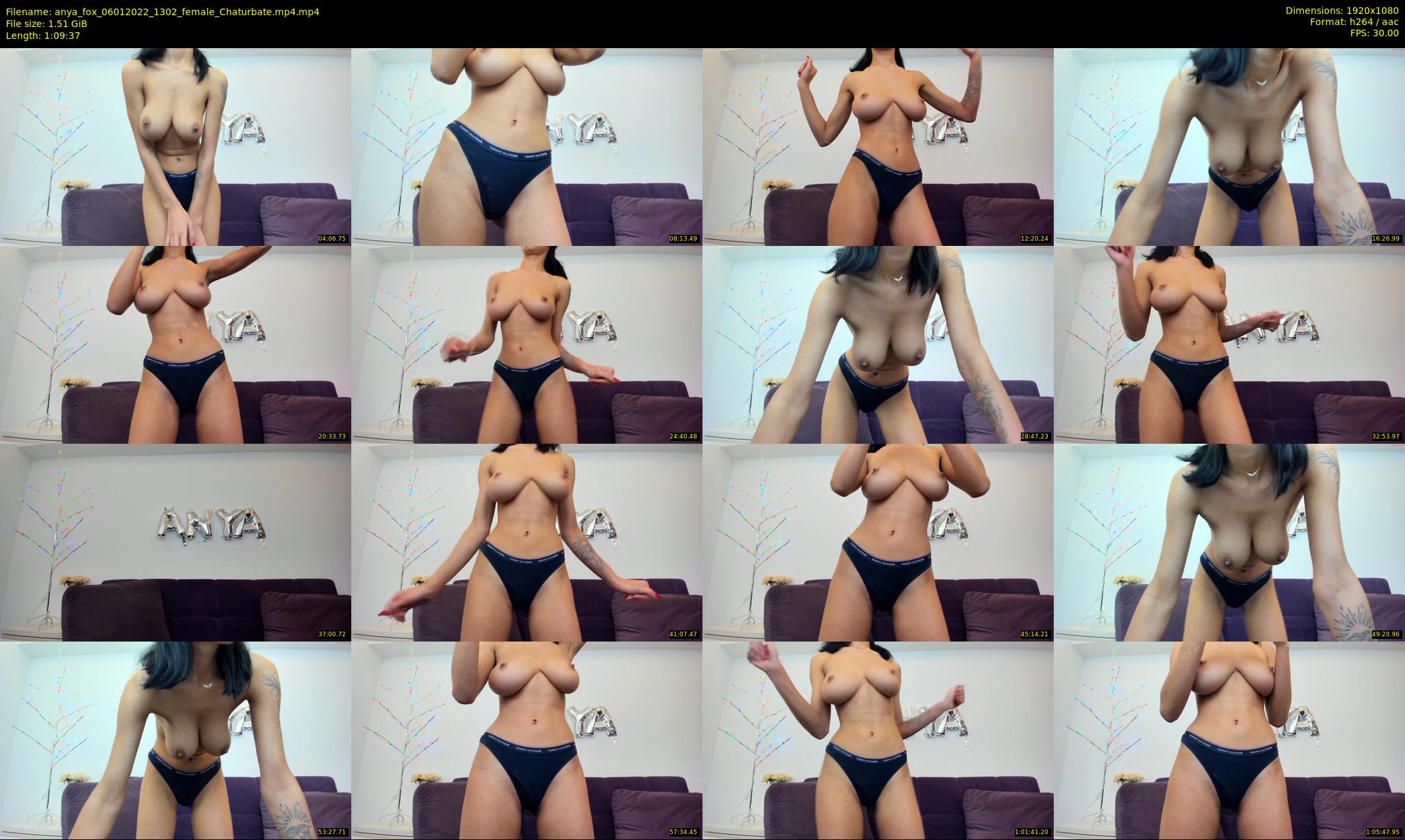 anya_fox — 70 minute Chaturbate female cam show recording, 1080p, Jan 6, 2022