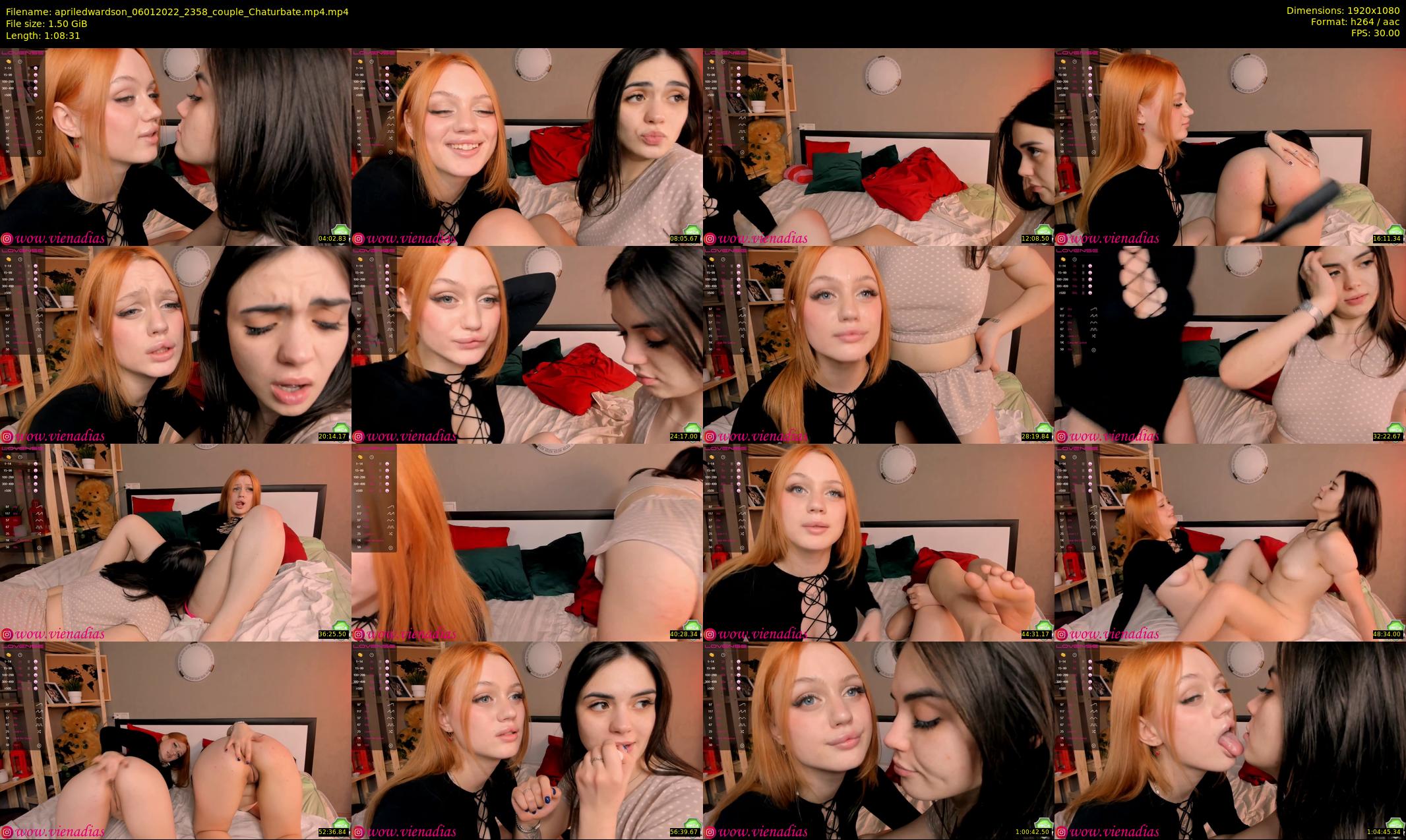 apriledwardson — 69 minute Chaturbate couple cam show recording, 1080p, Jan 6, 2022
