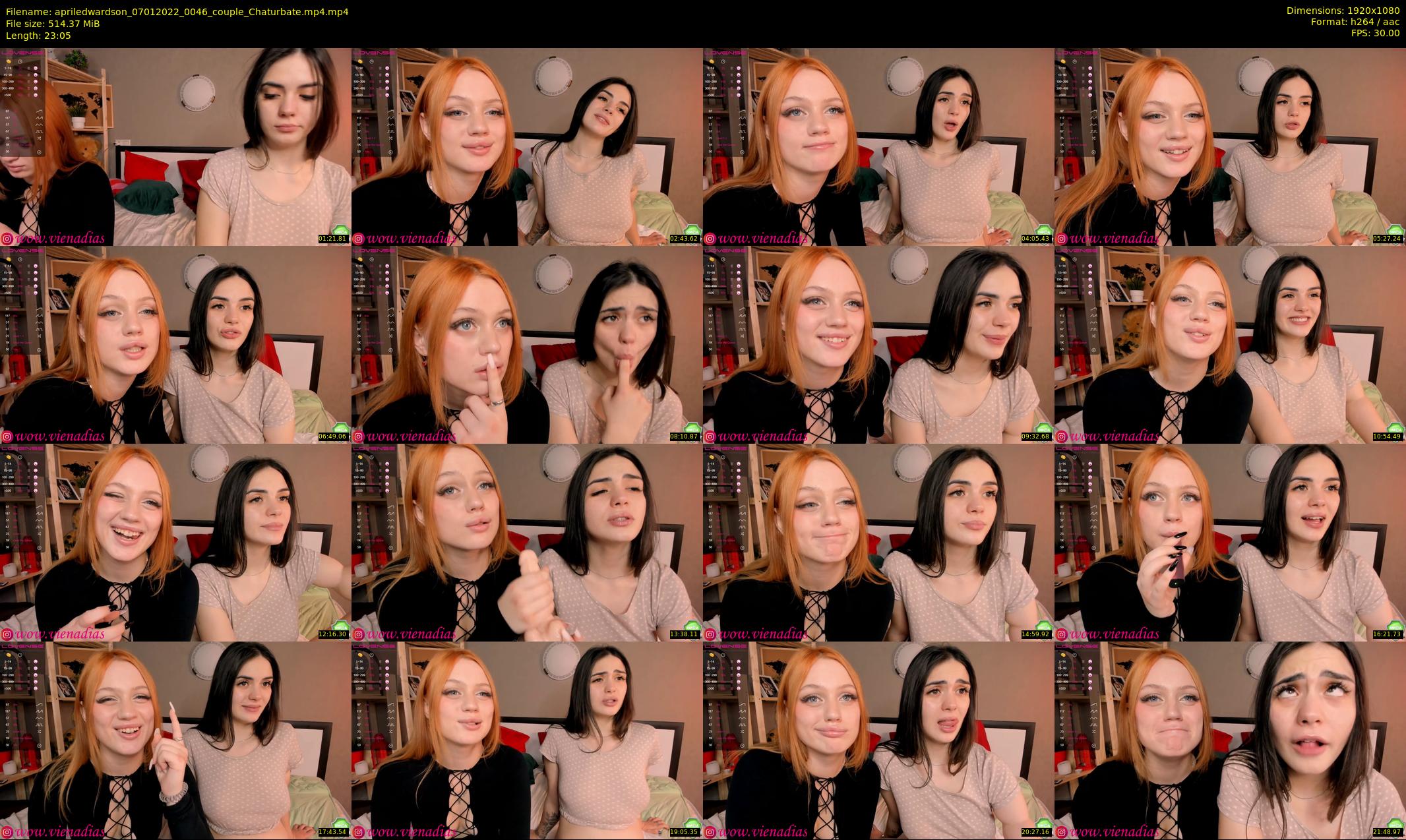 apriledwardson — 24 minute Chaturbate couple cam show recording, 1080p, Jan 7, 2022