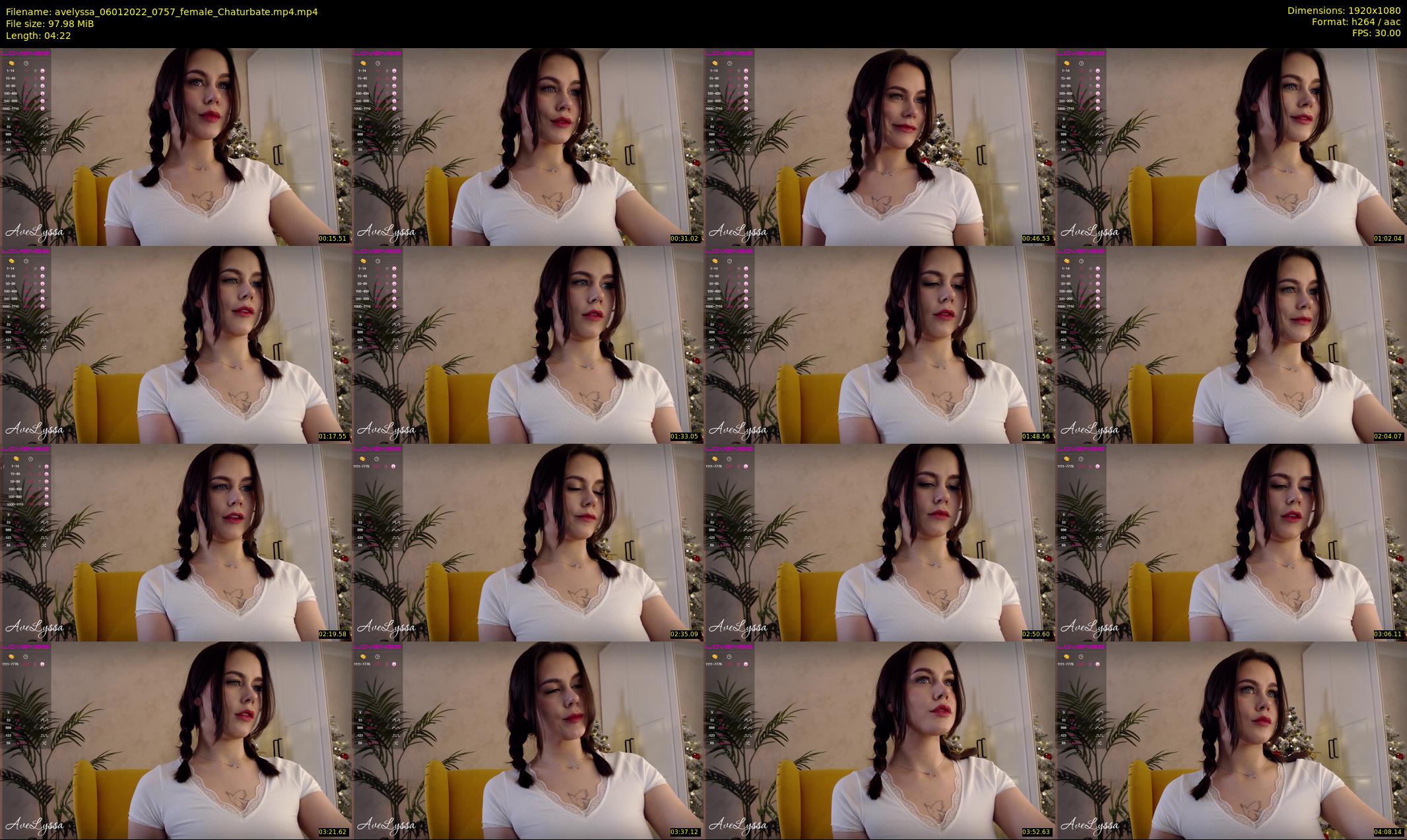 avelyssa — 5 minute Chaturbate female cam show recording, 1080p, Jan 6, 2022