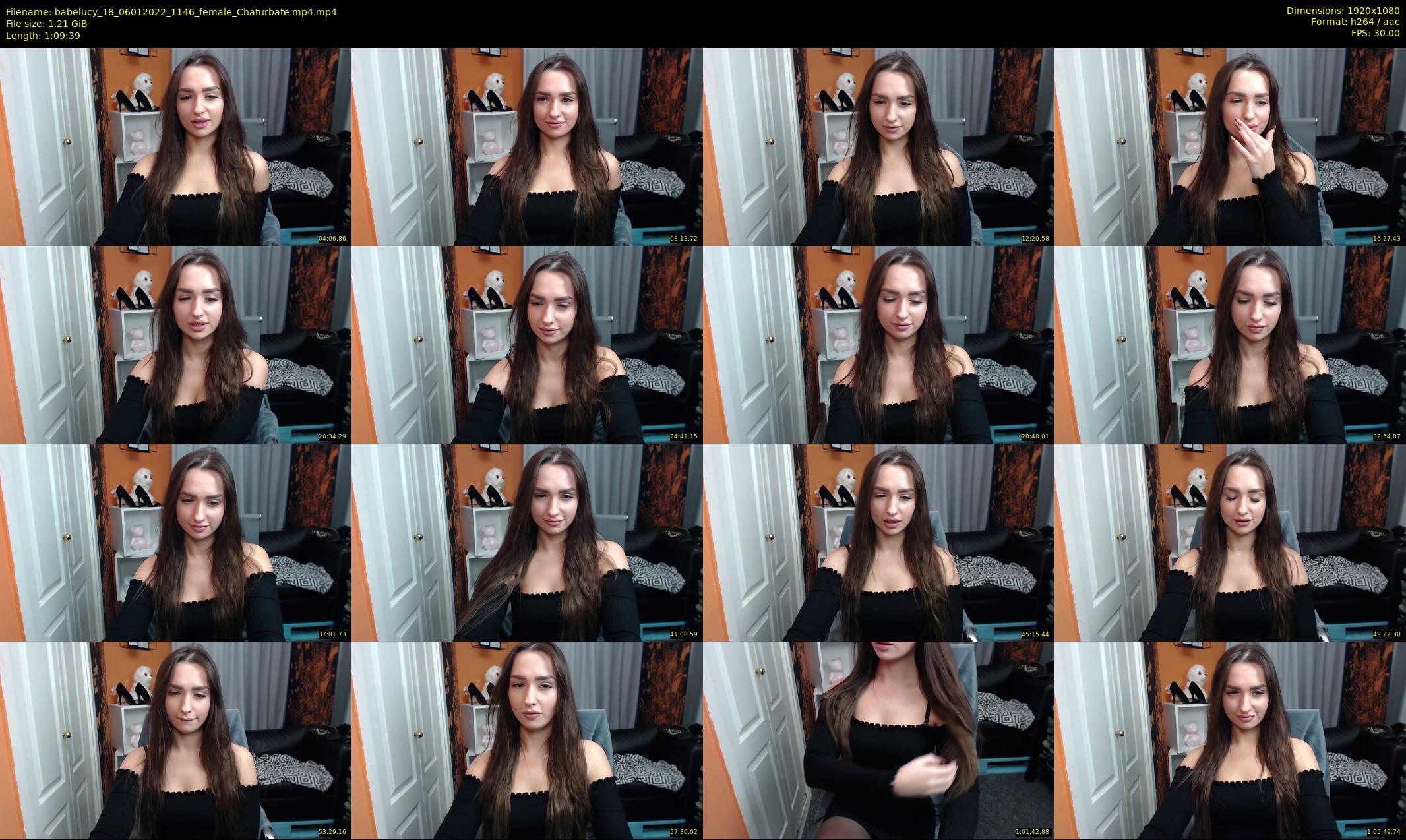 babelucy_18 — 70 minute Chaturbate female cam show recording, 1080p, Jan 6, 2022