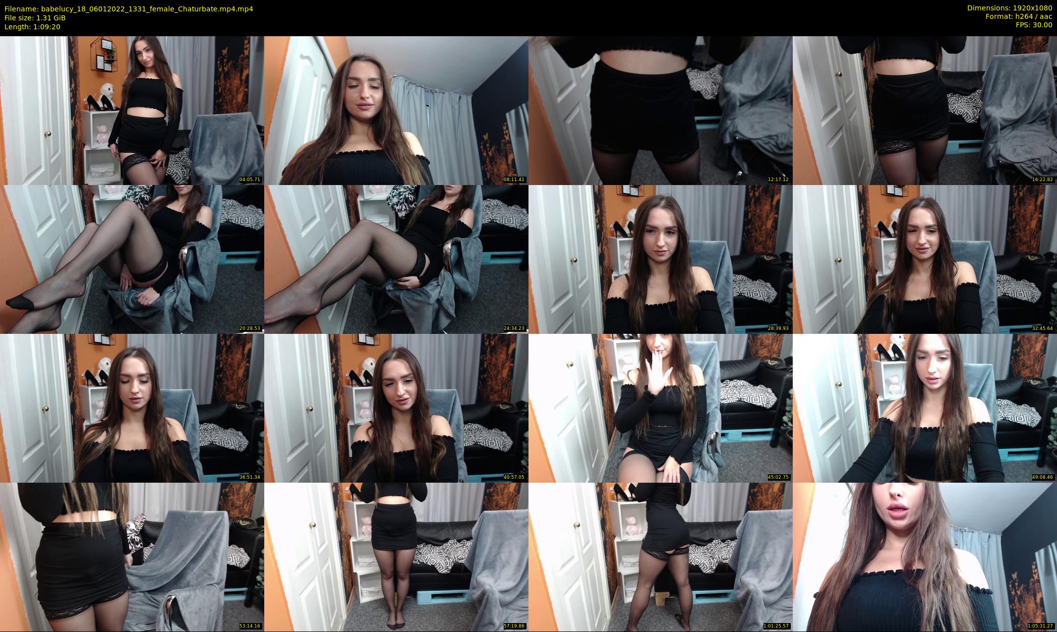 babelucy_18 — 70 minute Chaturbate female cam show recording, 1080p, Jan 6, 2022