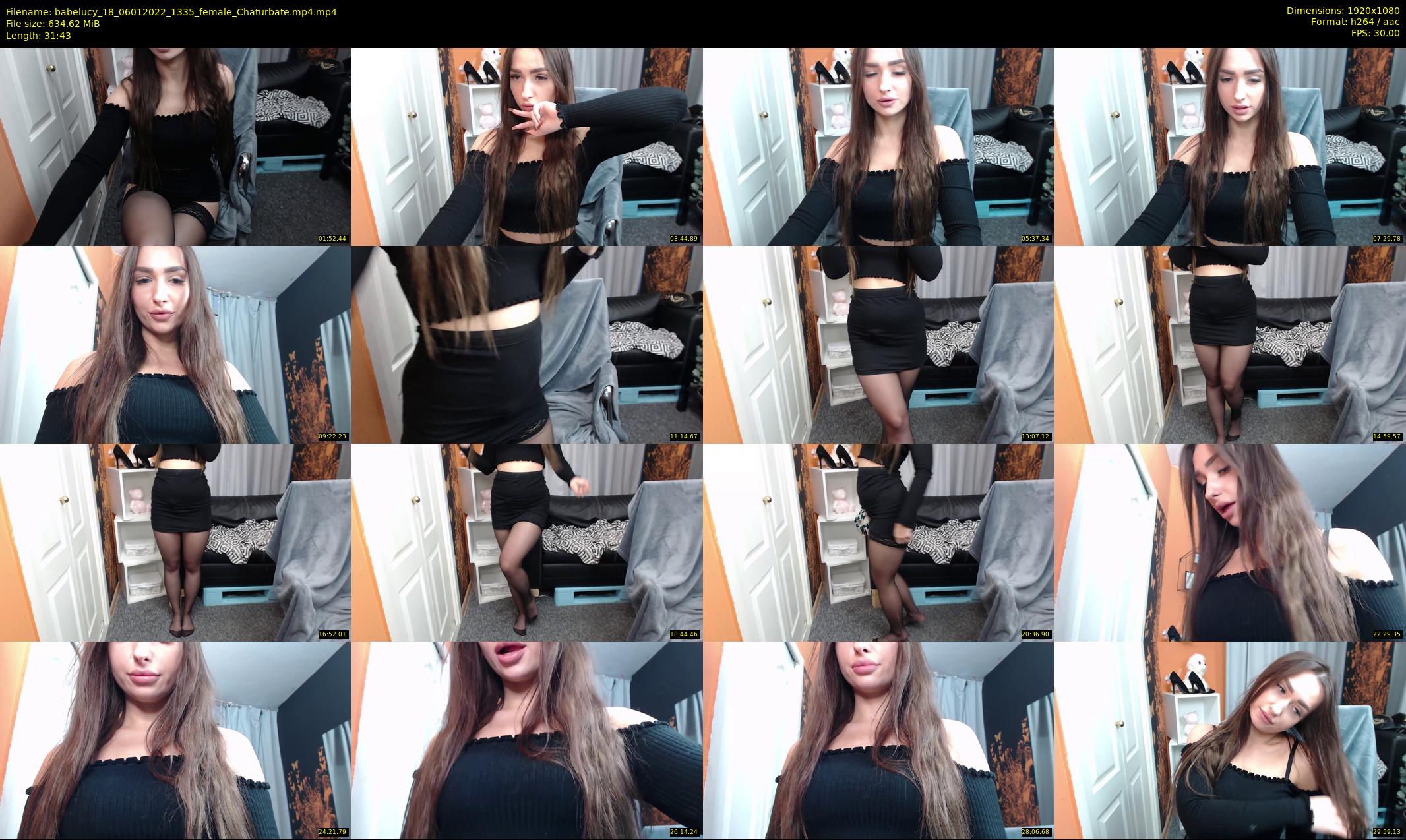 babelucy_18 — 32 minute Chaturbate female cam show recording, 1080p, Jan 6, 2022