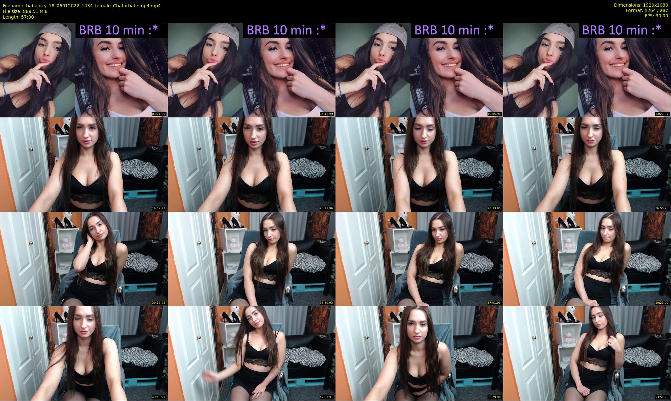 babelucy_18 — 57 minute Chaturbate female cam show recording, 1080p, Jan 6, 2022