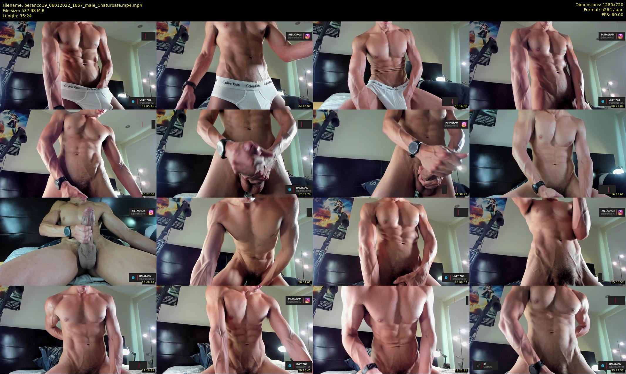 beranco19 — 36 minute Chaturbate male cam show recording, 720p, Jan 6, 2022
