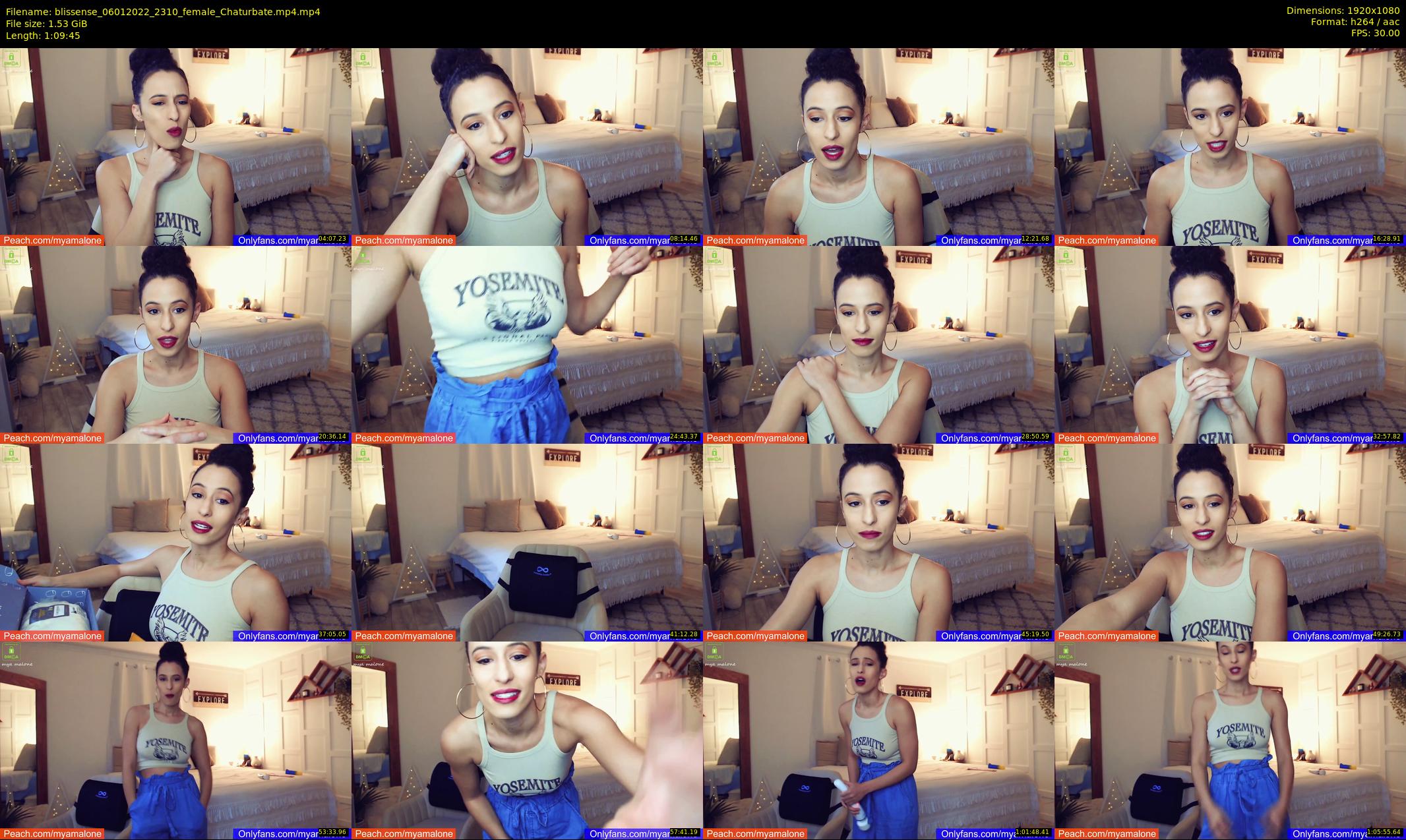 blissense — 70 minute Chaturbate female cam show recording, 1080p, Jan 6, 2022