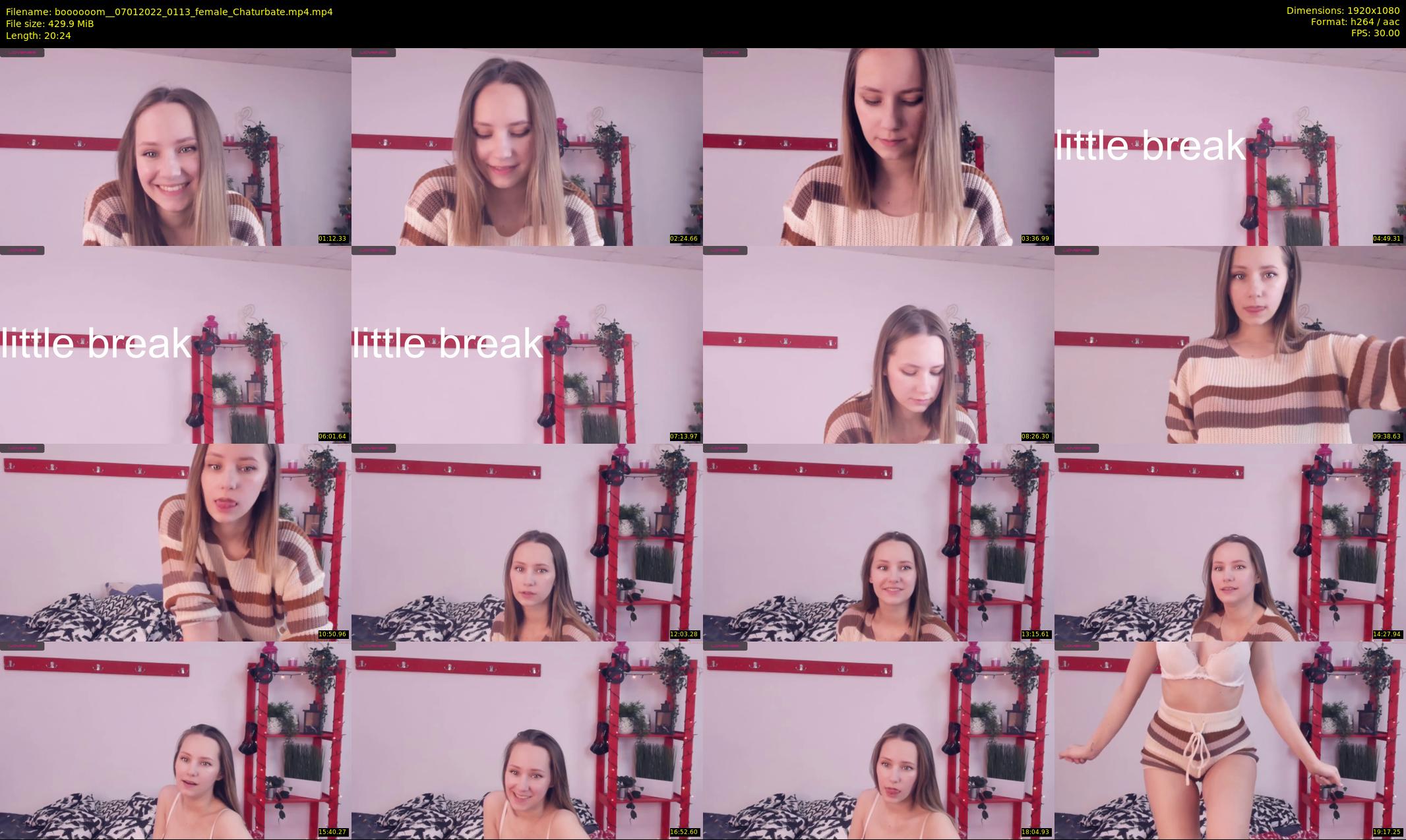 boooooom_ — 21 minute Chaturbate female cam show recording, 1080p, Jan 7, 2022