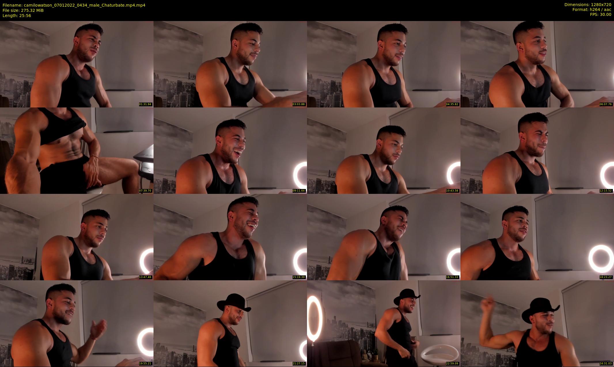 camilowatson — 26 minute Chaturbate male cam show recording, 720p, Jan 7, 2022