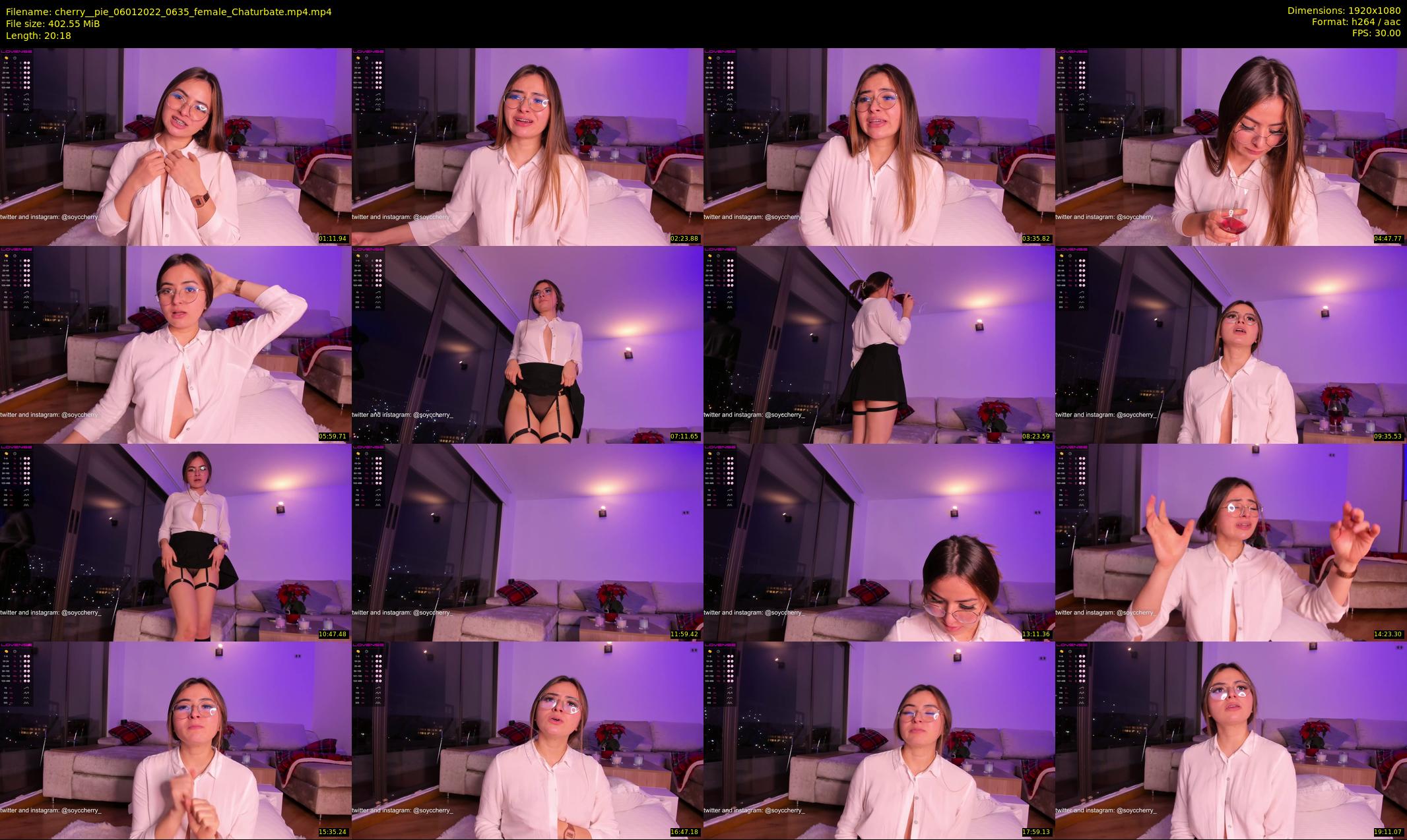 cherry__pie — 21 minute Chaturbate female cam show recording, 1080p, Jan 6, 2022