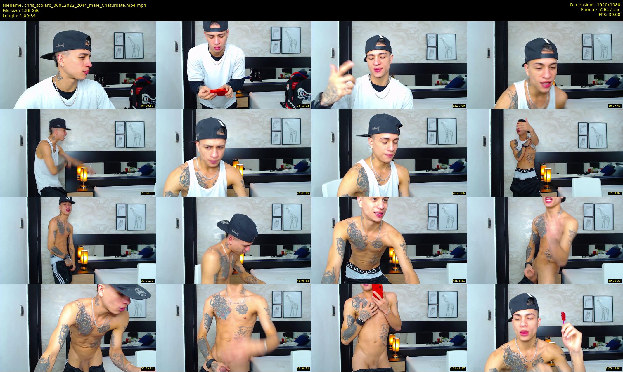 chris_scolaro — 70 minute Chaturbate male cam show recording, 1080p, Jan 6, 2022