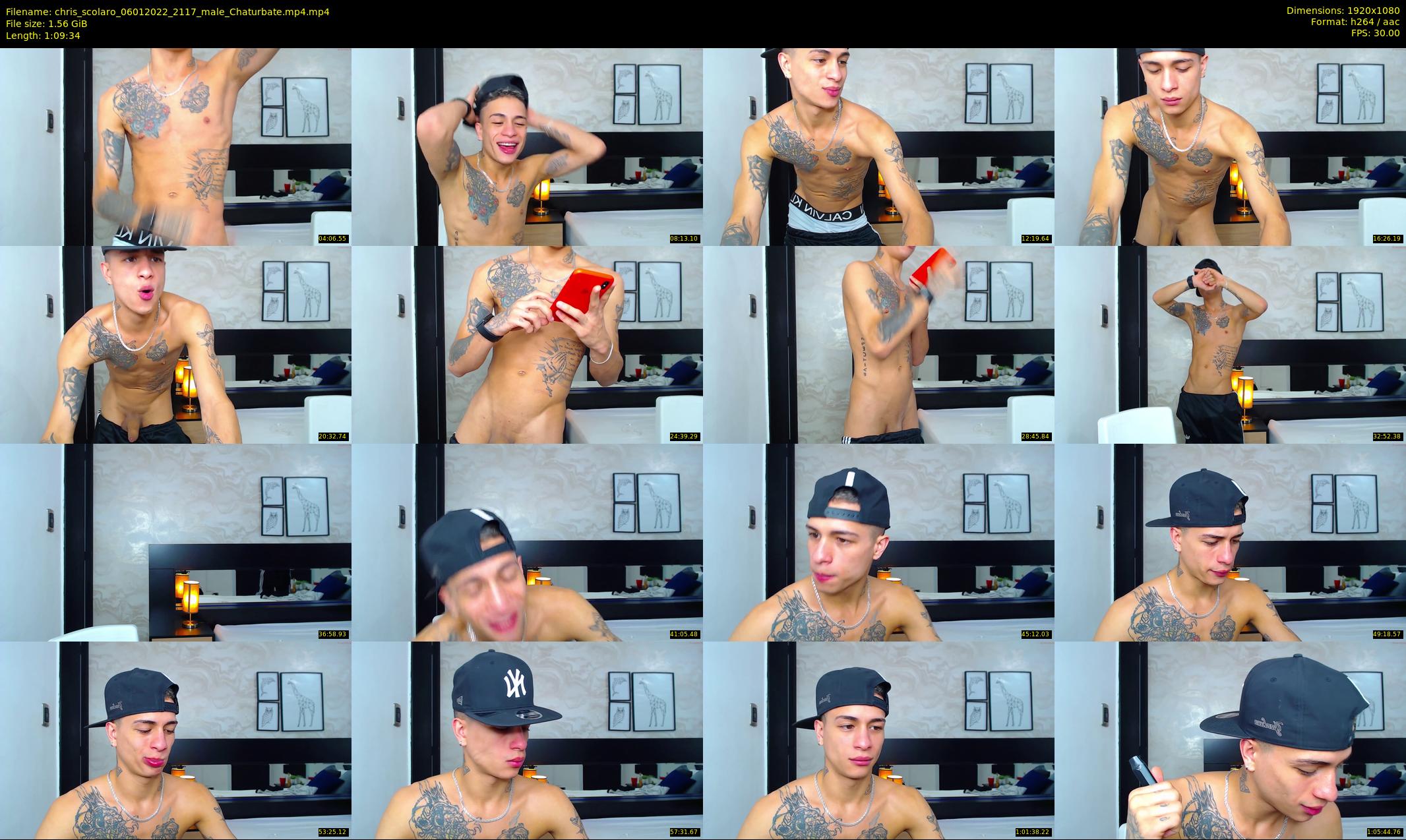 chris_scolaro — 70 minute Chaturbate male cam show recording, 1080p, Jan 6, 2022