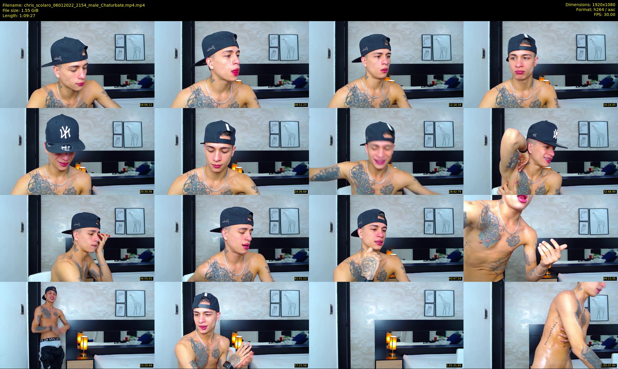 chris_scolaro — 70 minute Chaturbate male cam show recording, 1080p, Jan 6, 2022