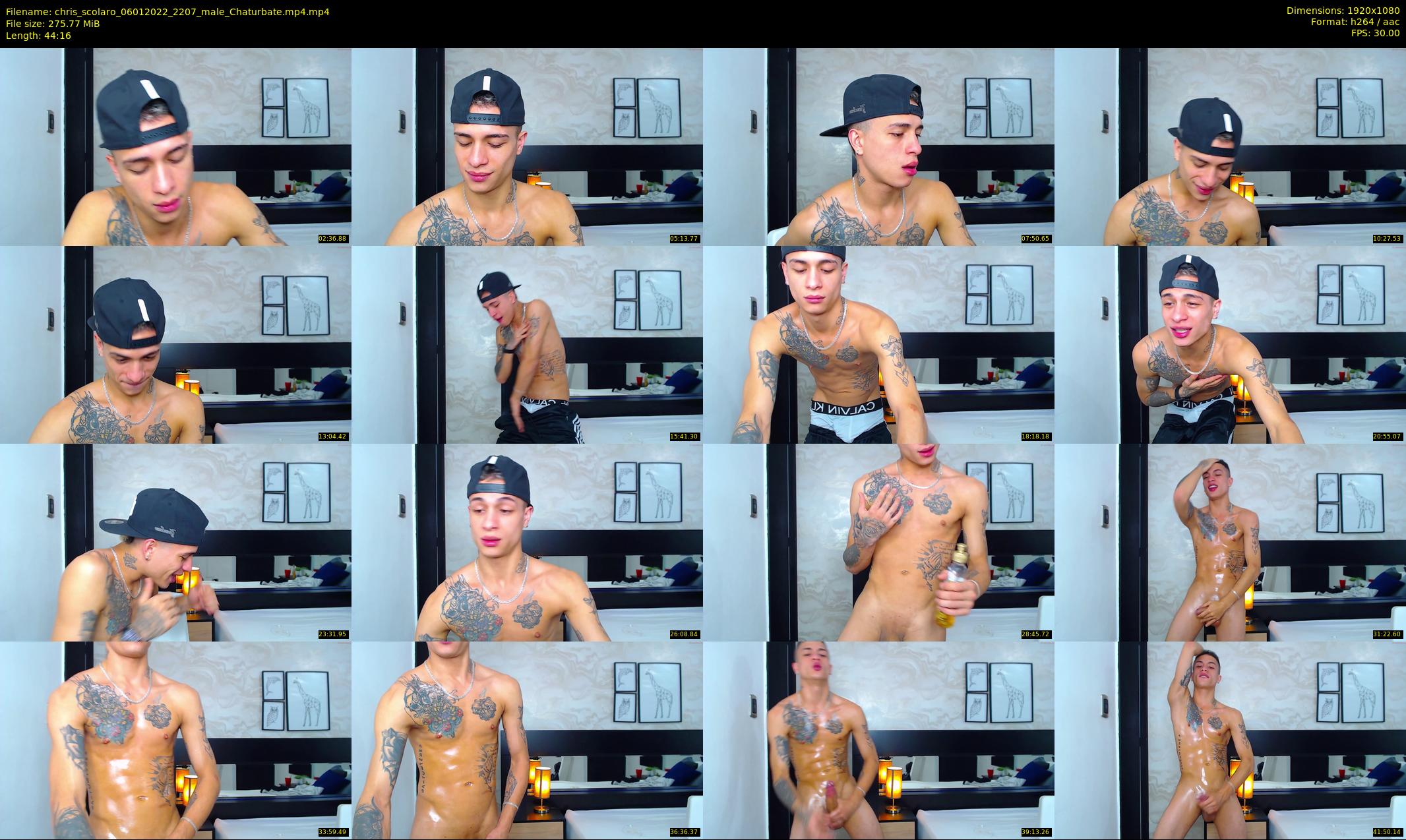 chris_scolaro — 45 minute Chaturbate male cam show recording, 1080p, Jan 6, 2022