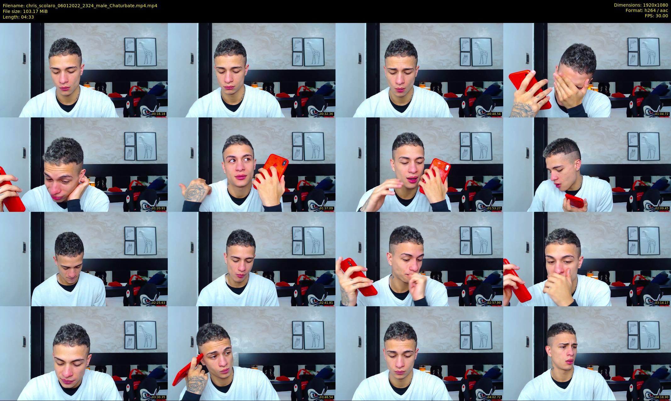 chris_scolaro — 5 minute Chaturbate male cam show recording, 1080p, Jan 6, 2022