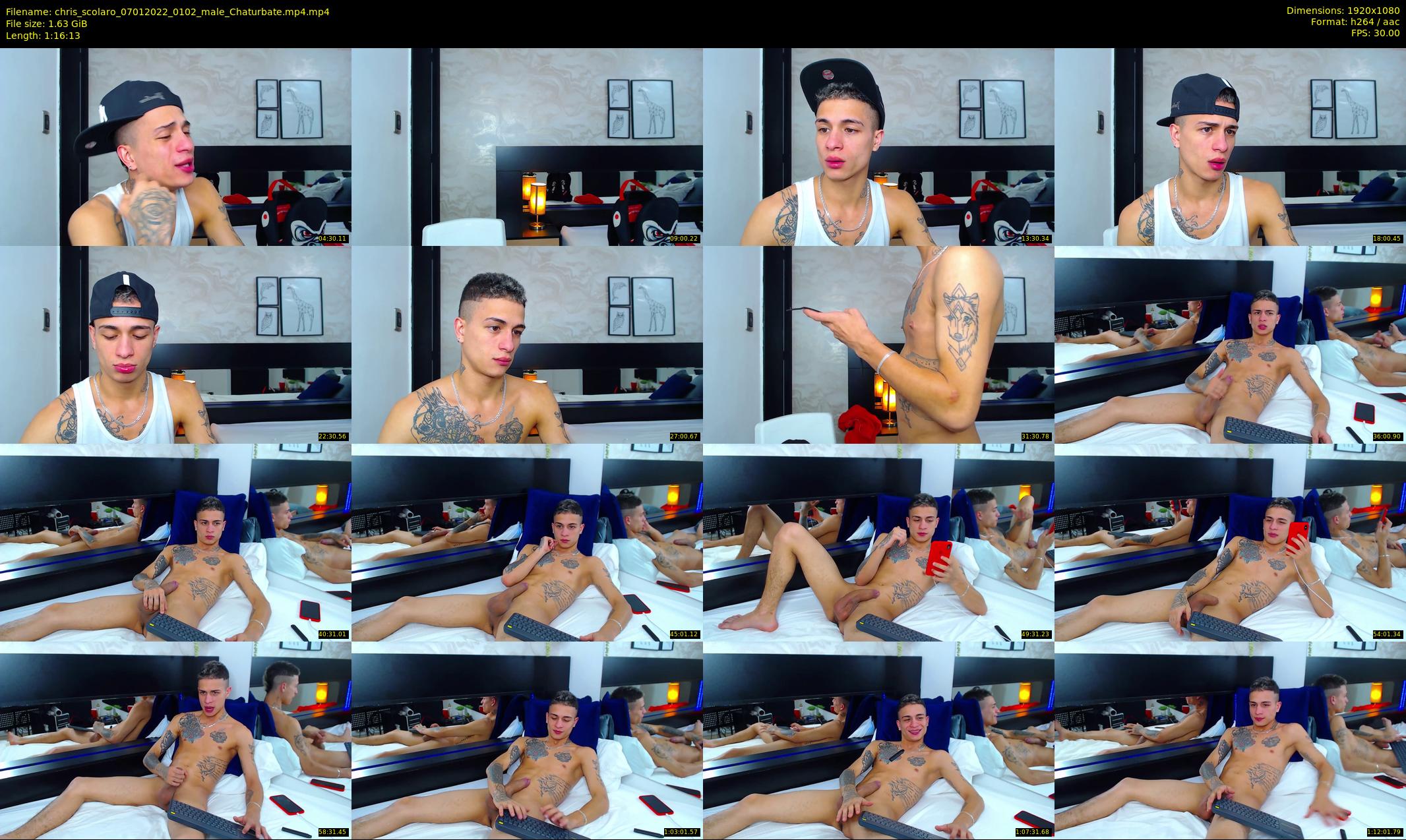 chris_scolaro — 77 minute Chaturbate male cam show recording, 1080p, Jan 7, 2022