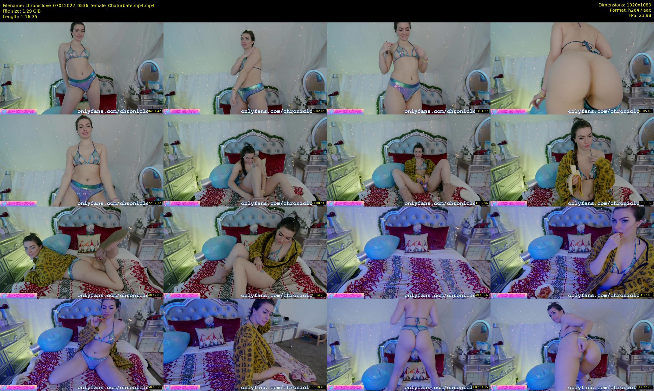 chroniclove — 77 minute Chaturbate female cam show recording, 1080p, Jan 7, 2022