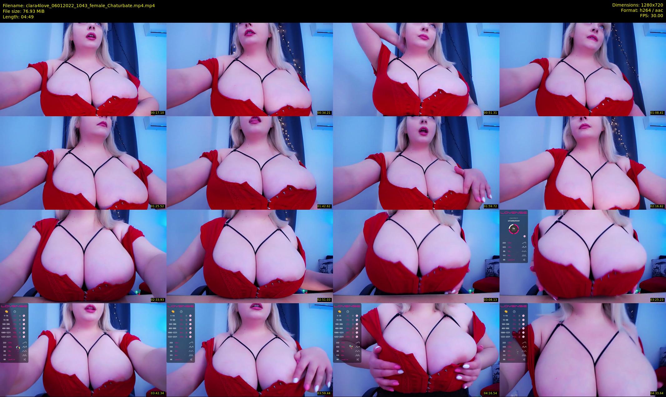 clara4love — 5 minute Chaturbate female cam show recording, 720p, Jan 6, 2022