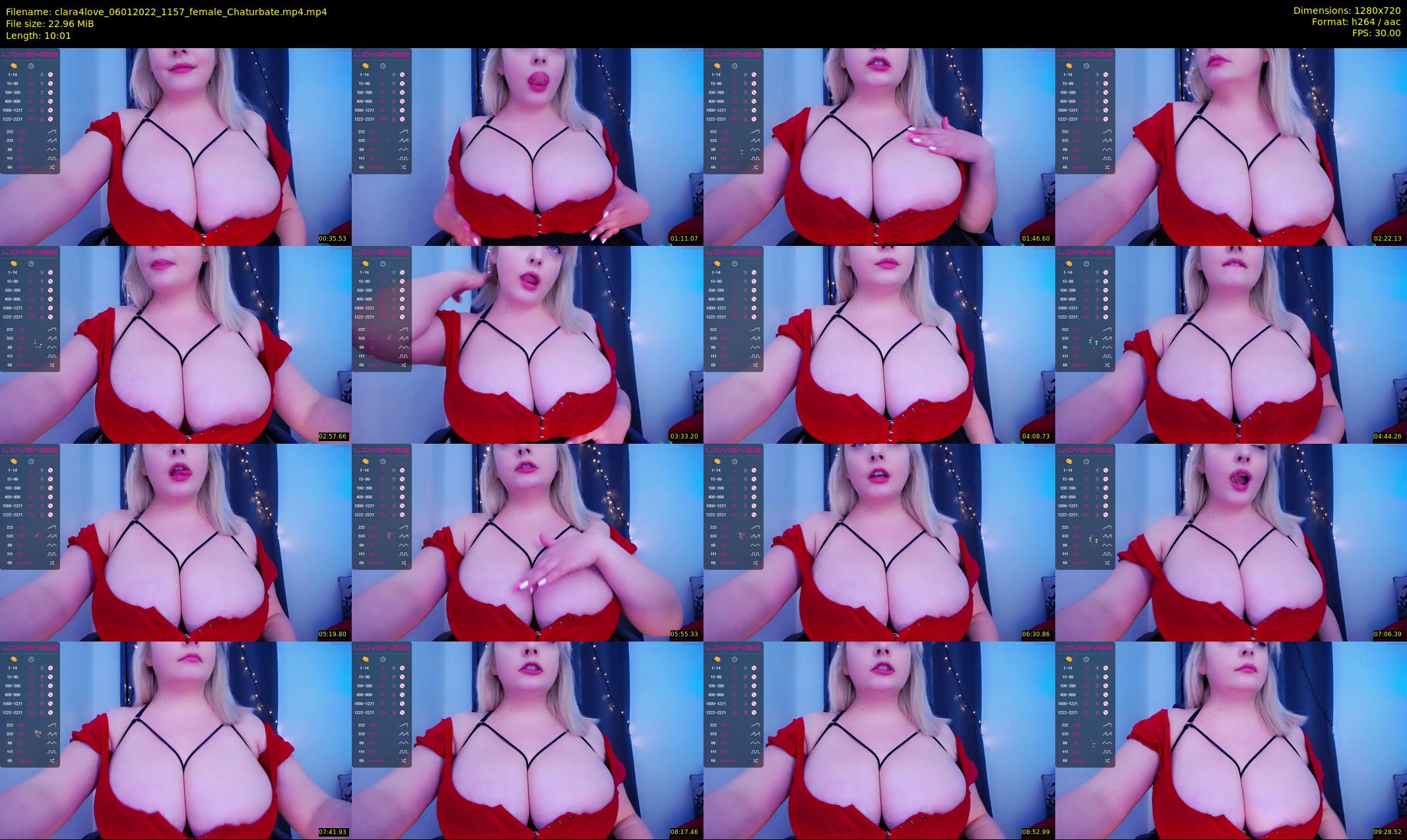 clara4love — 11 minute Chaturbate female cam show recording, 720p, Jan 6, 2022