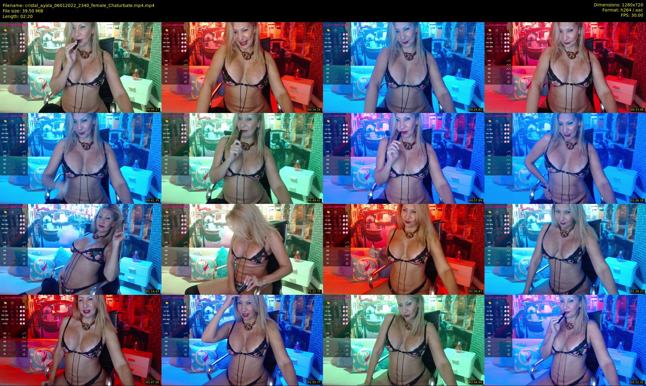 cristal_ayala — 3 minute Chaturbate female cam show recording, 720p, Jan 6, 2022