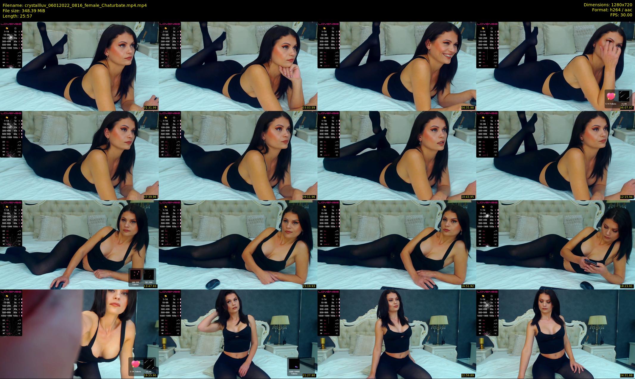 crystallluv — 26 minute Chaturbate female cam show recording, 720p, Jan 6, 2022