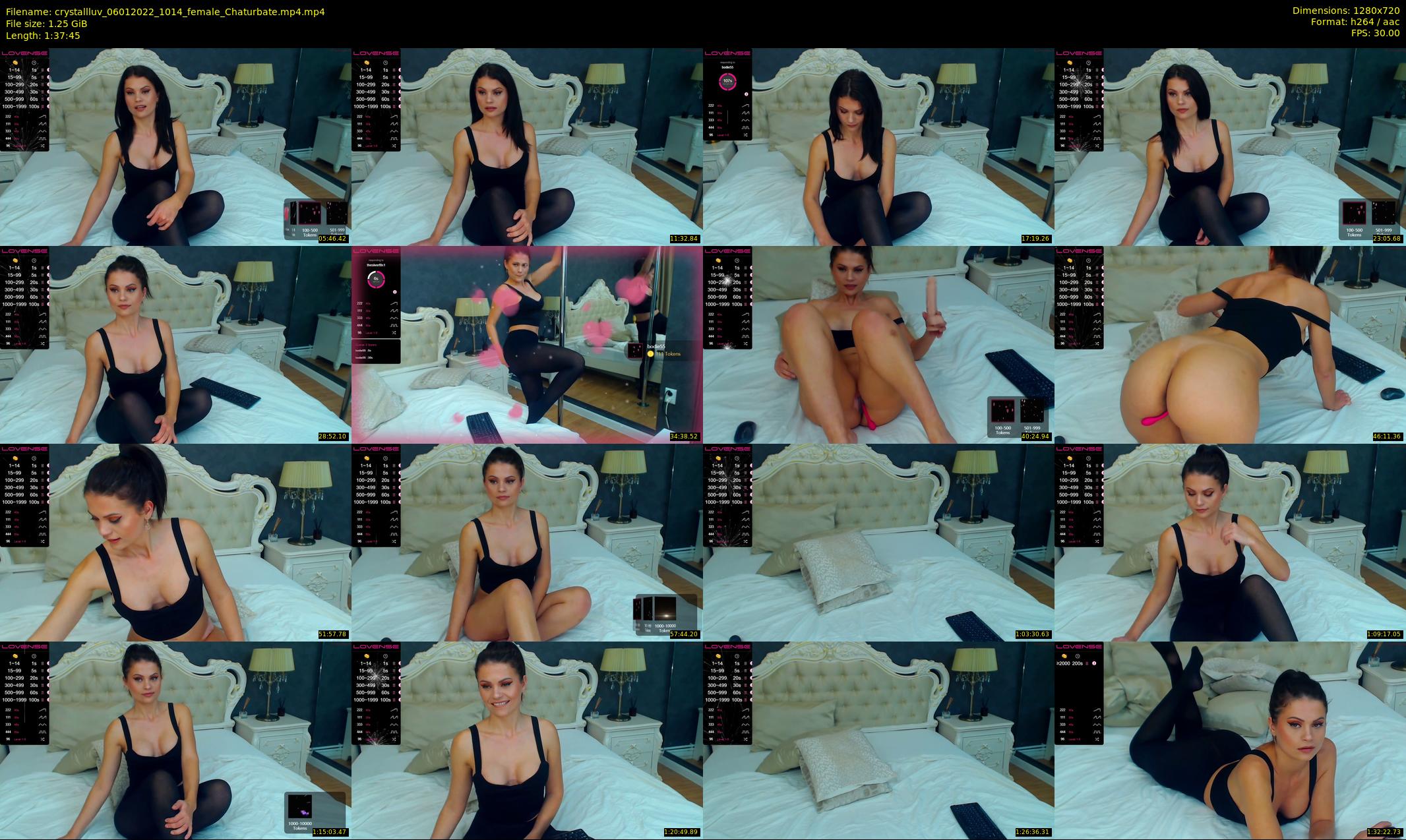 crystallluv — 98 minute Chaturbate female cam show recording, 720p, Jan 6, 2022