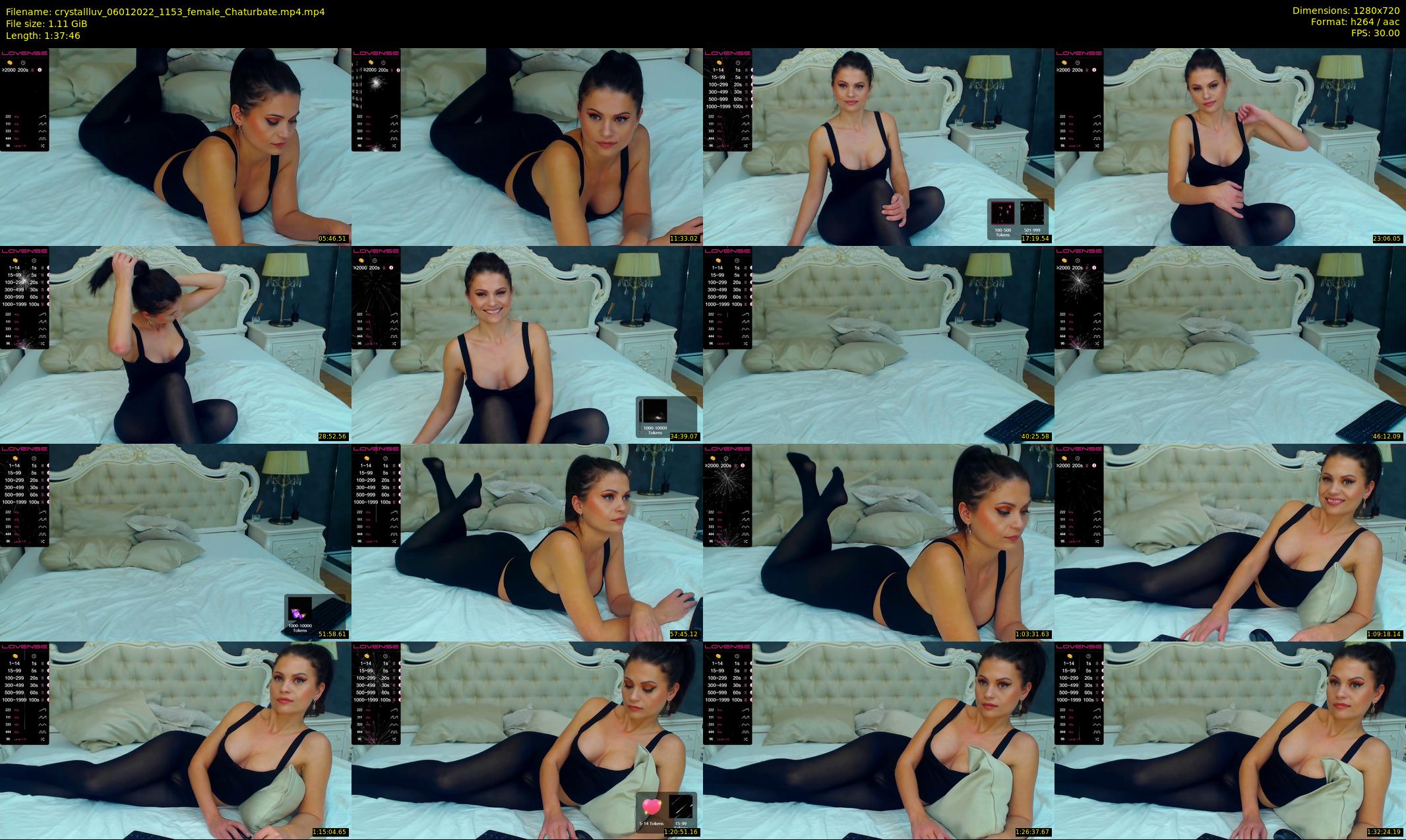 crystallluv — 98 minute Chaturbate female cam show recording, 720p, Jan 6, 2022