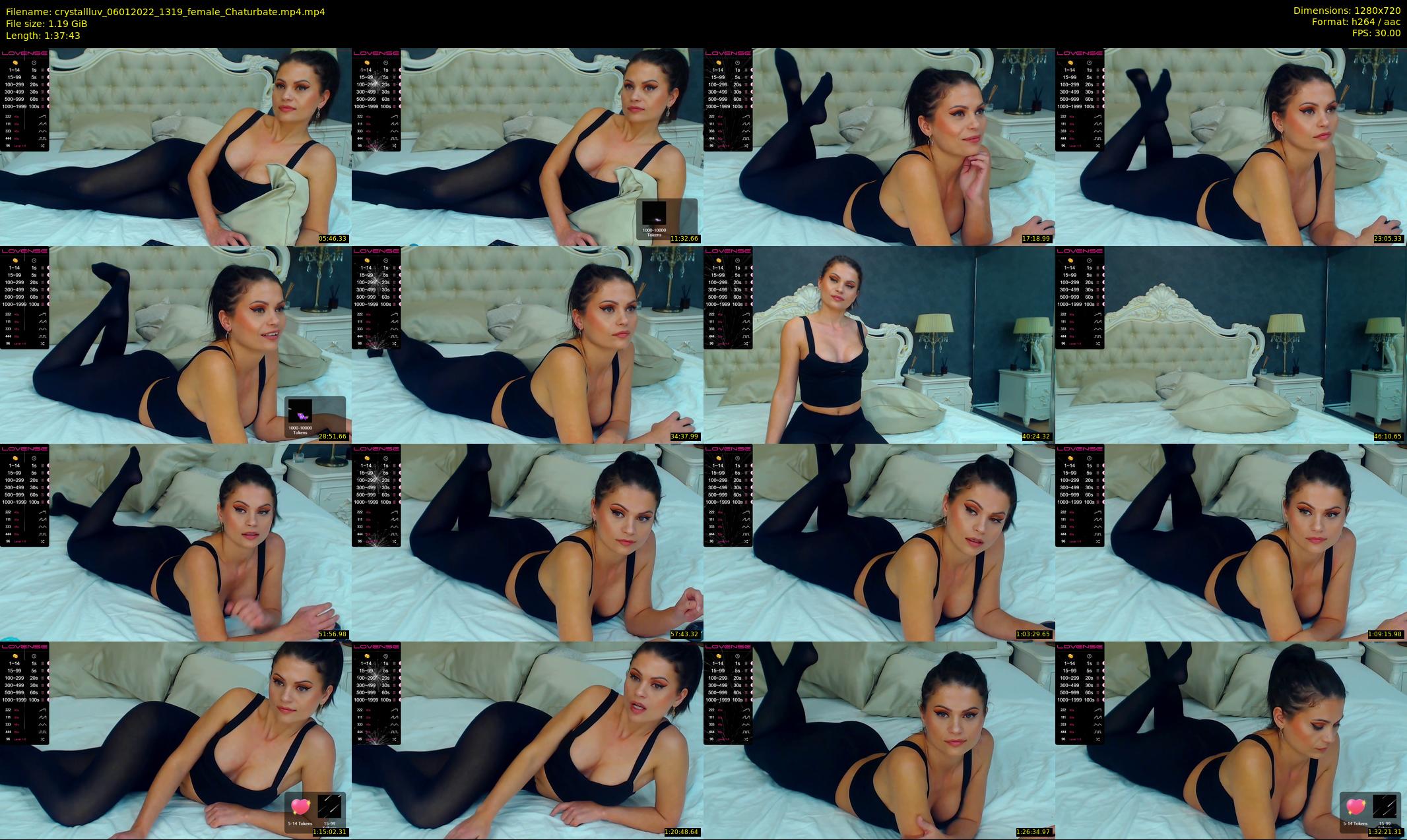 crystallluv — 98 minute Chaturbate female cam show recording, 720p, Jan 6, 2022