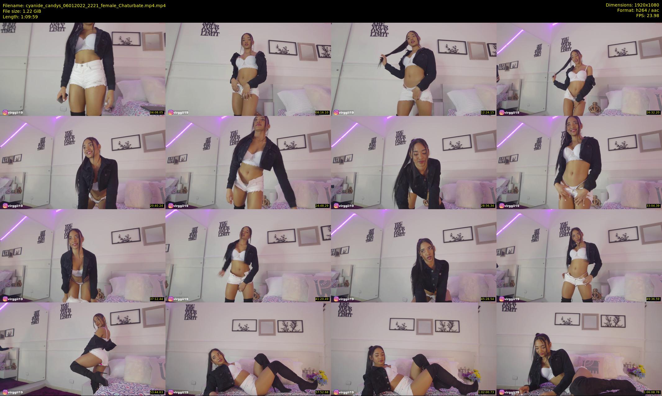 cyanide_candys — 70 minute Chaturbate female cam show recording, 1080p, Jan 6, 2022