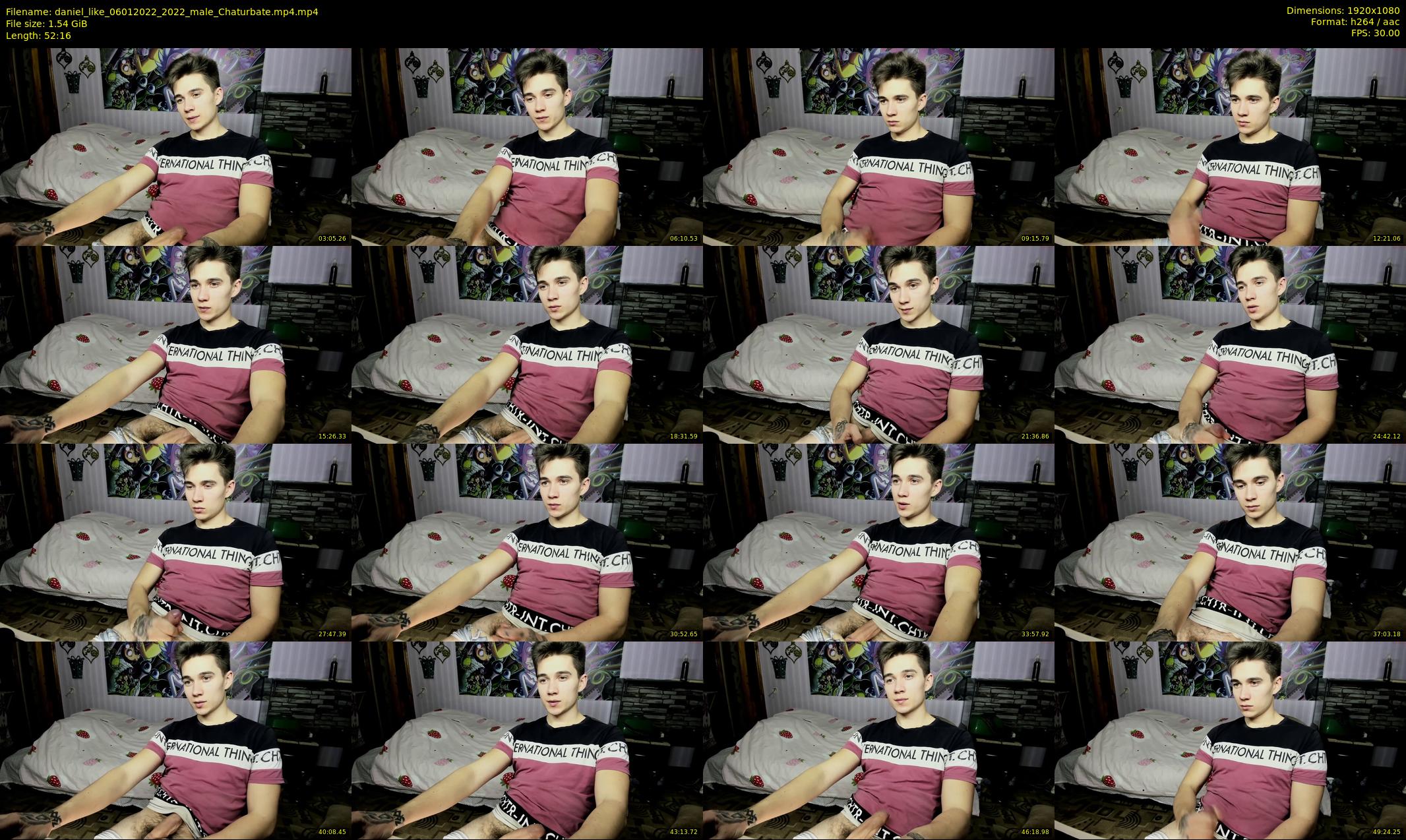 daniel_like — 53 minute Chaturbate male cam show recording, 1080p, Jan 6, 2022