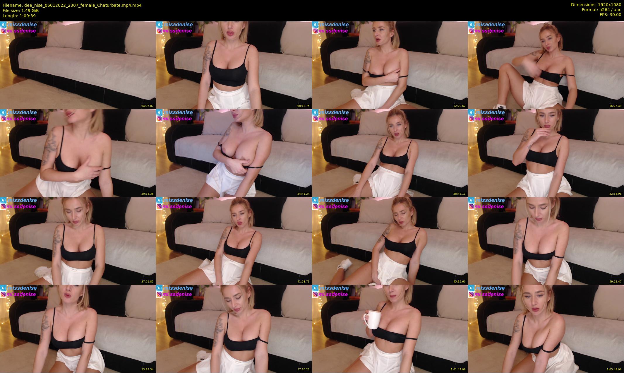 dee_nise — 70 minute Chaturbate female cam show recording, 1080p, Jan 6, 2022