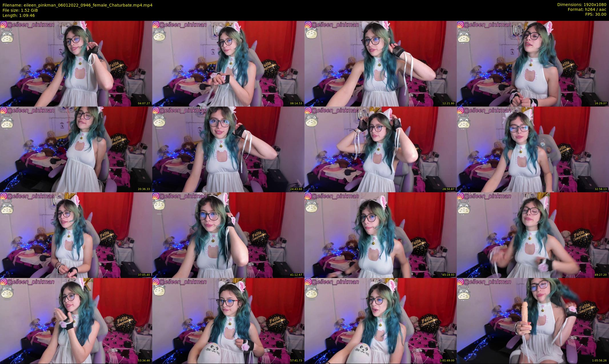 eileen_pinkman — 70 minute Chaturbate female cam show recording, 1080p, Jan 6, 2022