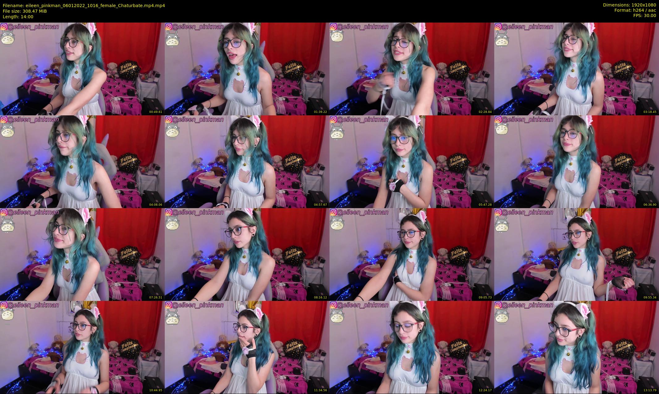 eileen_pinkman — 14 minute Chaturbate female cam show recording, 1080p, Jan 6, 2022