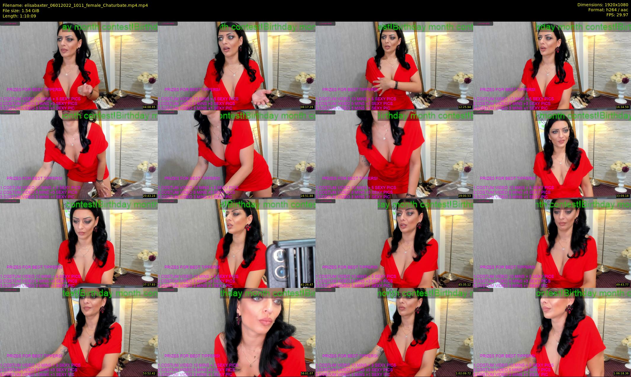elisabaxter — 71 minute Chaturbate female cam show recording, 1080p, Jan 6, 2022