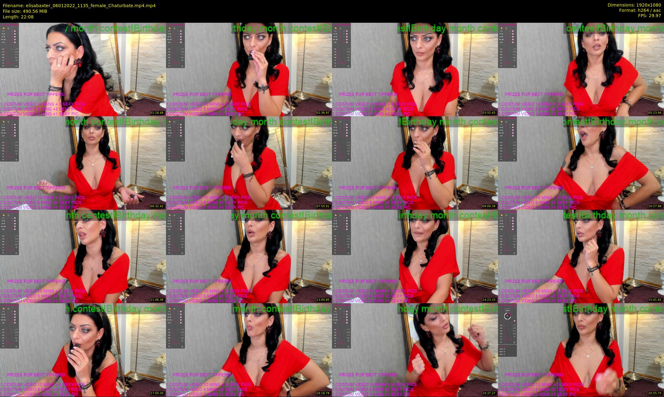 elisabaxter — 23 minute Chaturbate female cam show recording, 1080p, Jan 6, 2022
