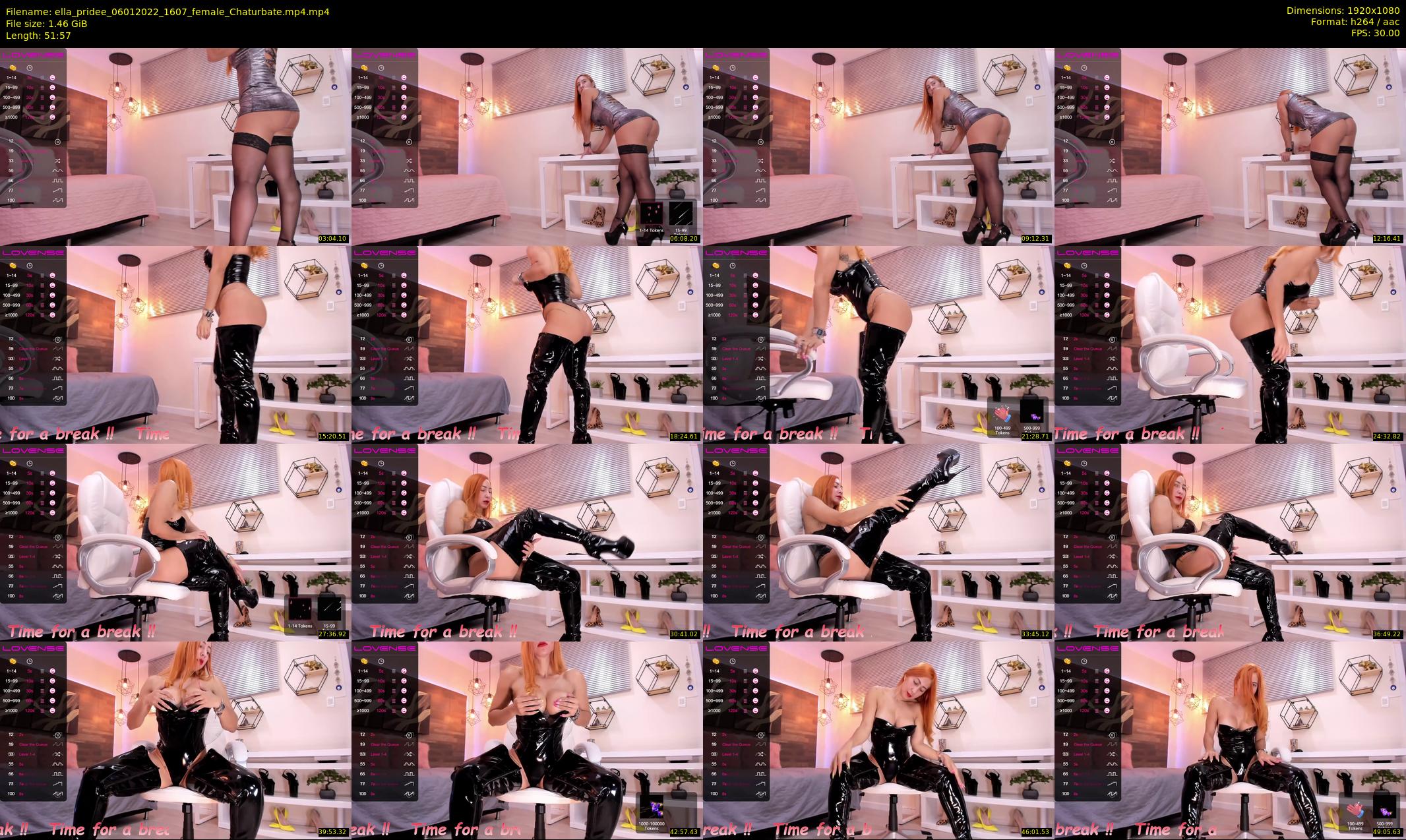 ella_pridee — 52 minute Chaturbate female cam show recording, 1080p, Jan 6, 2022