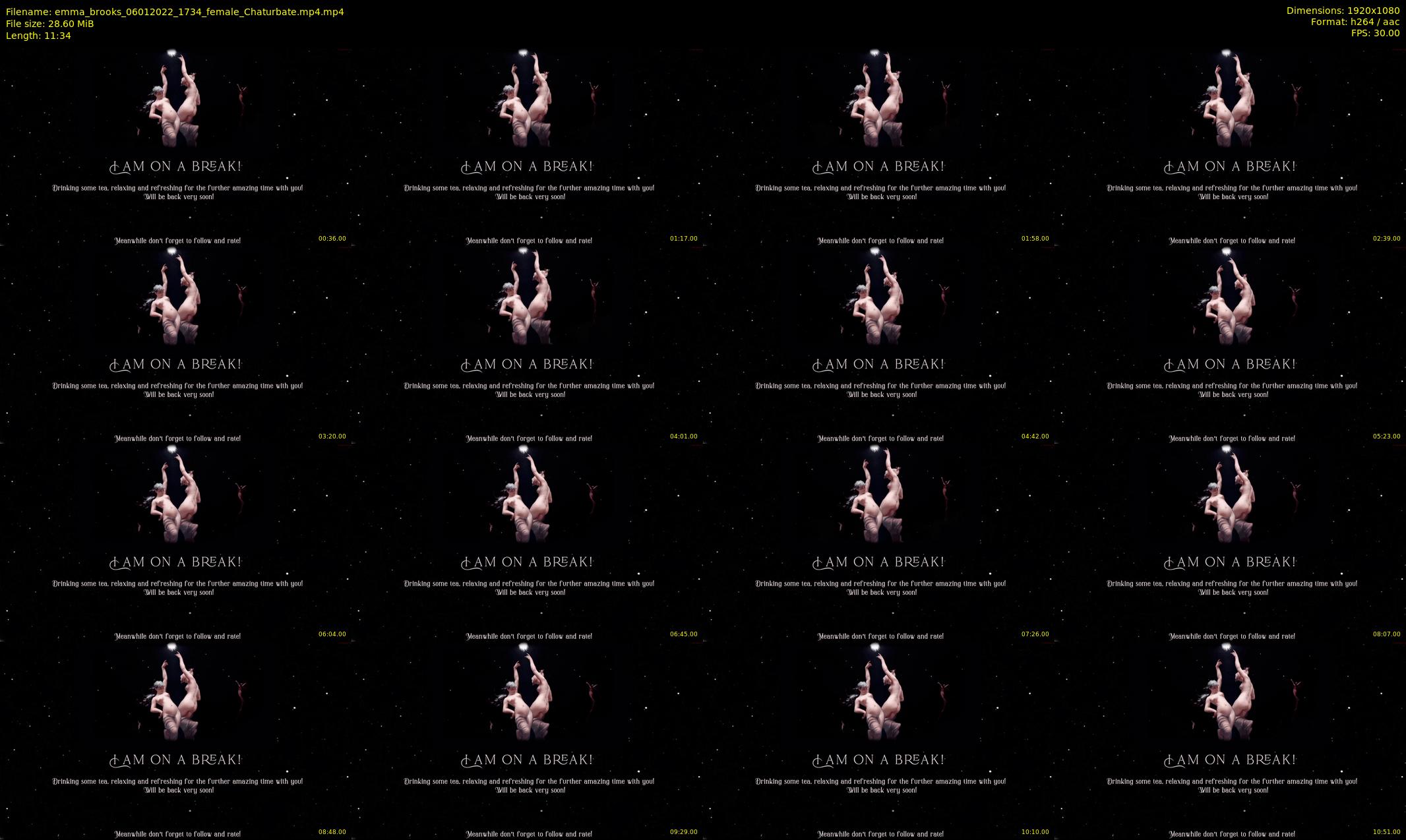 emma_brooks — 12 minute Chaturbate female cam show recording, 1080p, Jan 6, 2022