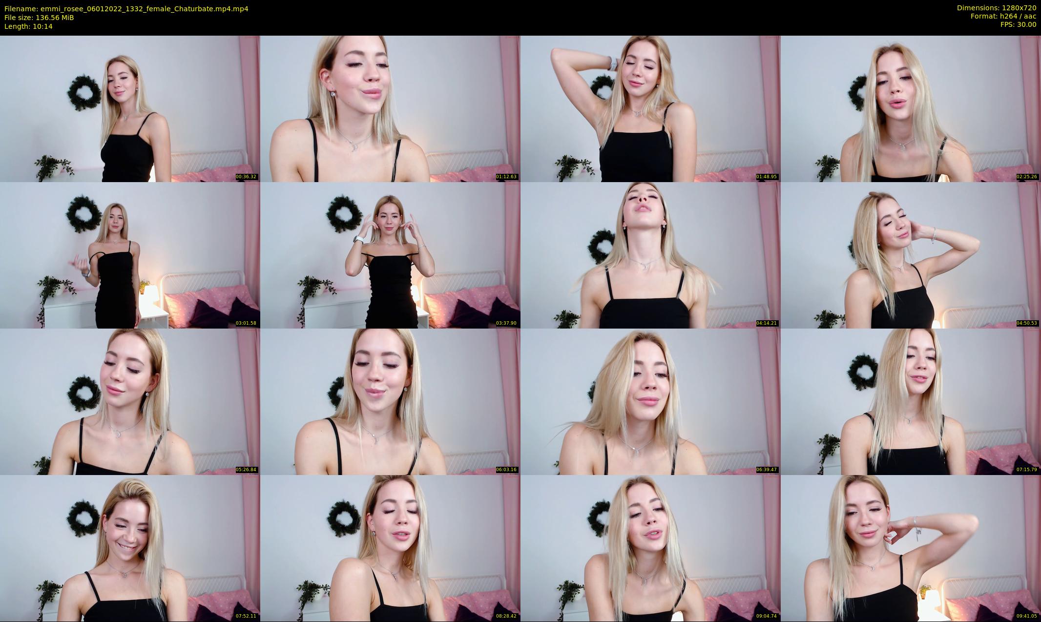 emmi_rosee — 11 minute Chaturbate female cam show recording, 720p, Jan 6, 2022
